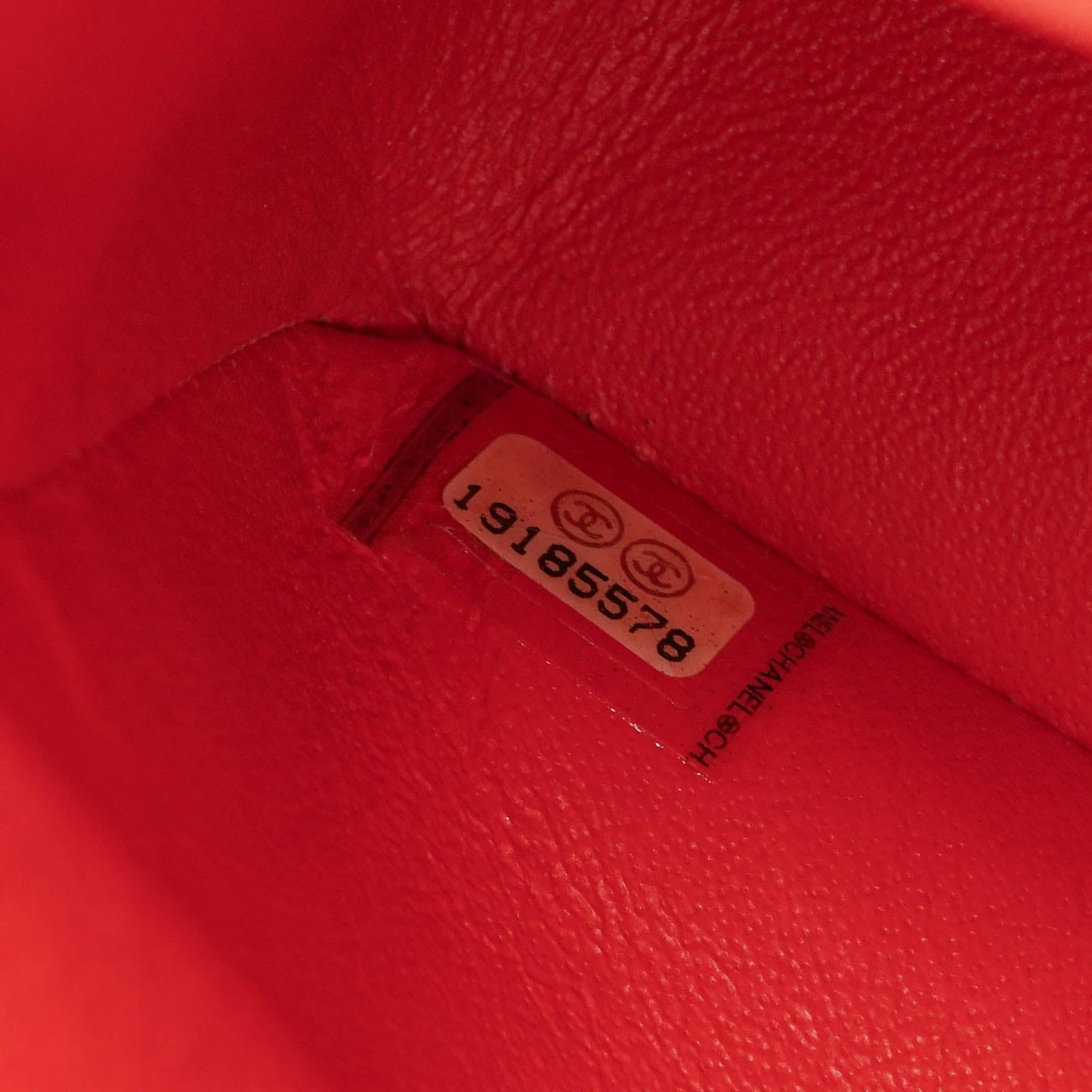 Chanel Timeless Classic Double Flap Bag In Red And Yellow Striped Patent Leather And Silver Finishes