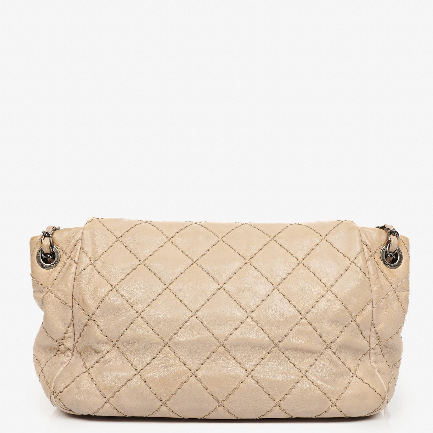 Chanel Quilted Wild Stitch Accordion Flap Bag