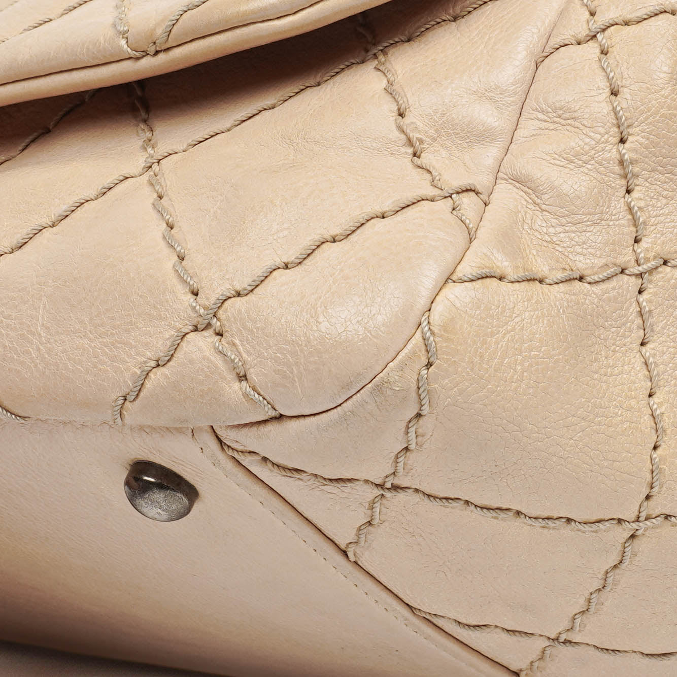 Chanel Quilted Wild Stitch Accordion Flap Bag