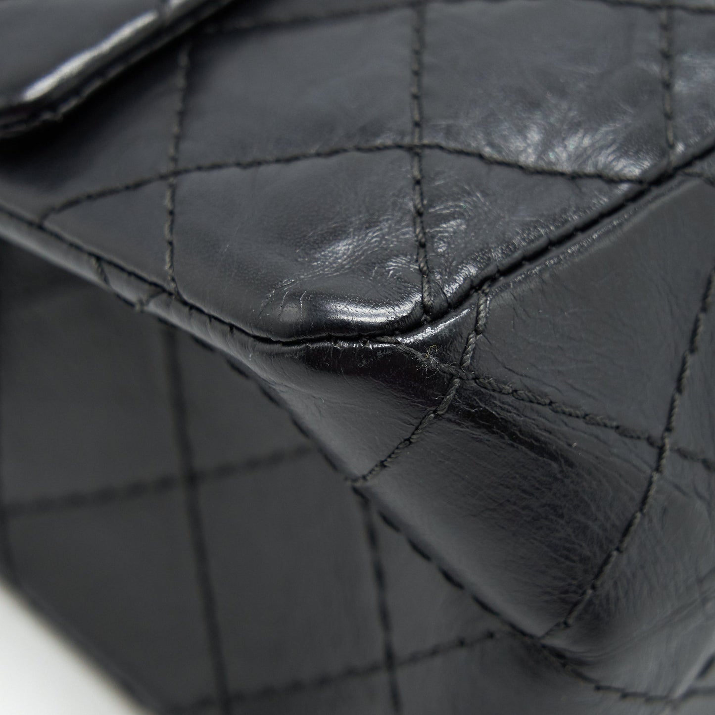 Chanel Reissue 2.55 double flap Bag Calfskin black