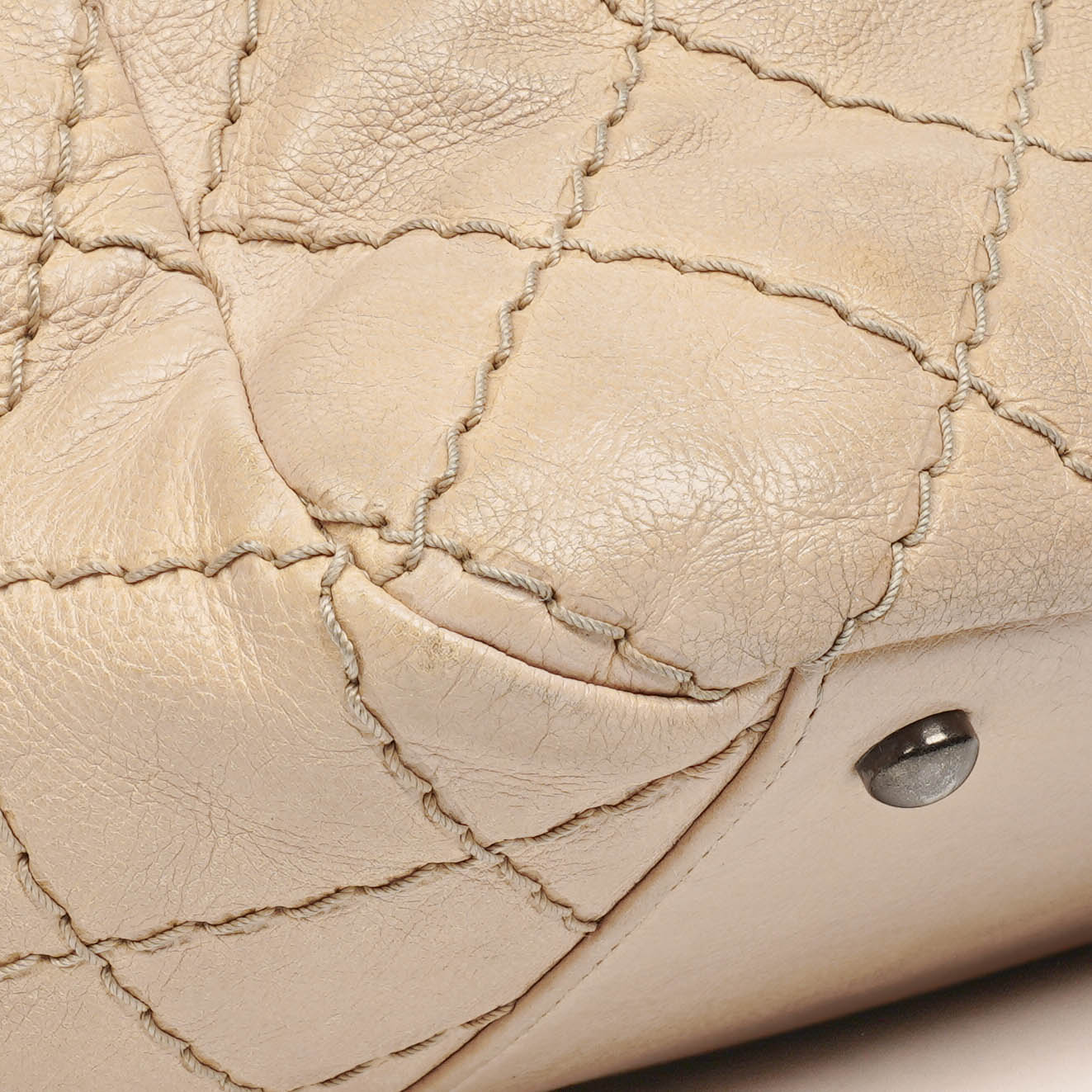 Chanel Quilted Wild Stitch Accordion Flap Bag