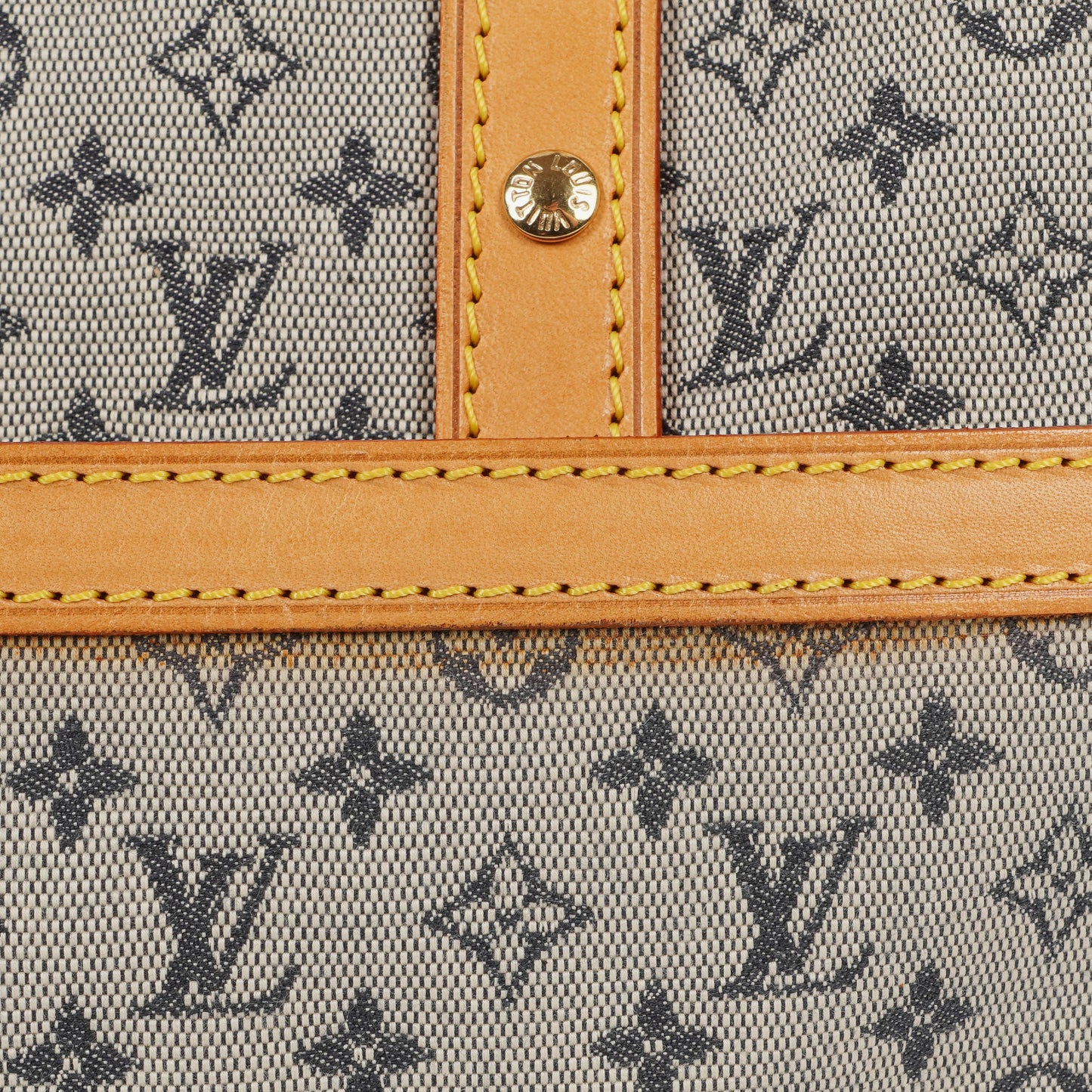 Louis Vuitton Tompkins Navy Monogram Mini Lin Bag