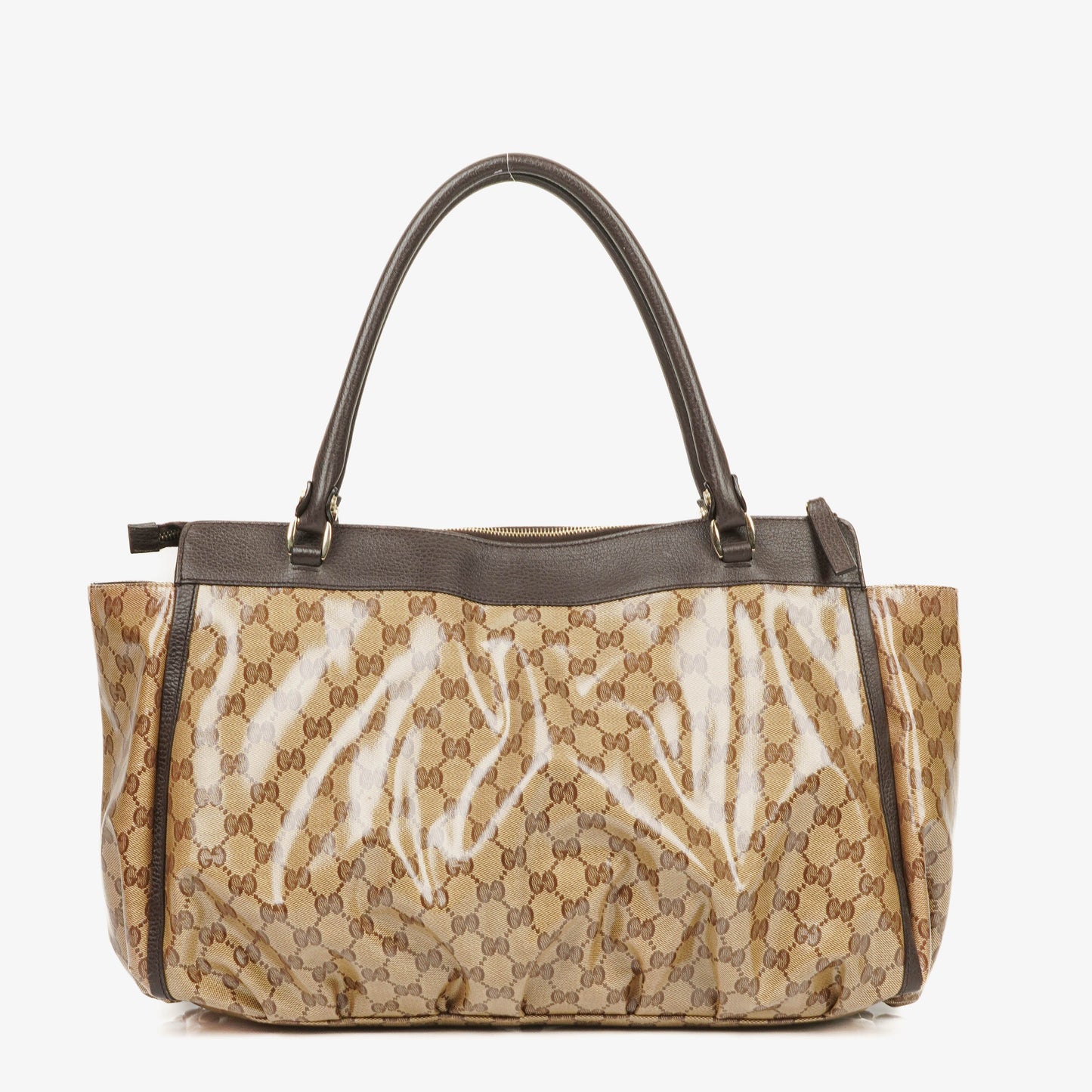 Gucci GG Crystal Coated Canvas D Ring Tote Bag