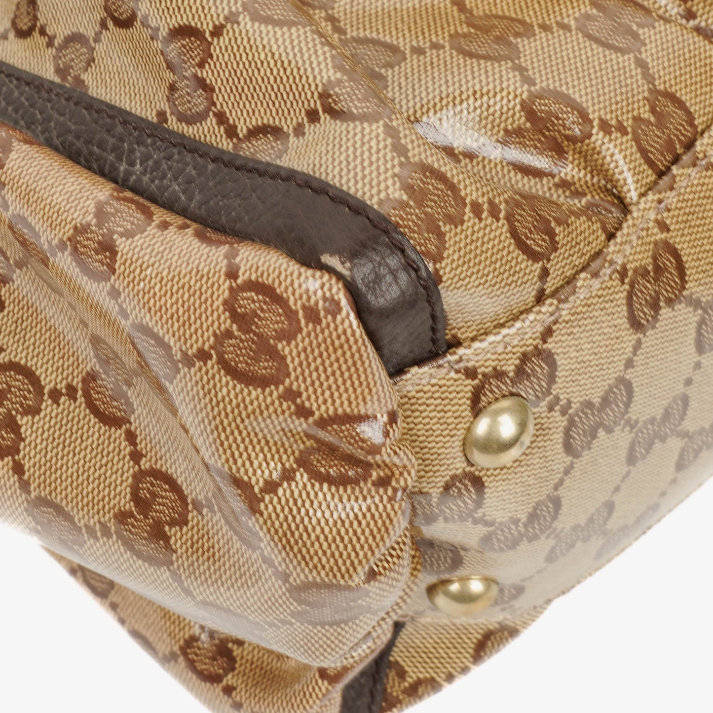 Gucci GG Crystal Coated Canvas D Ring Tote Bag