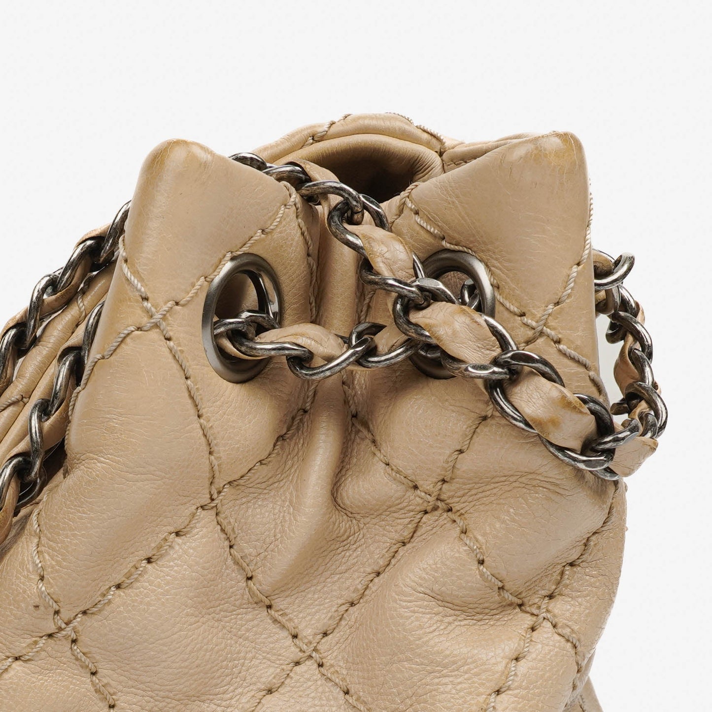 Chanel Quilted Wild Stitch Accordion Flap Bag