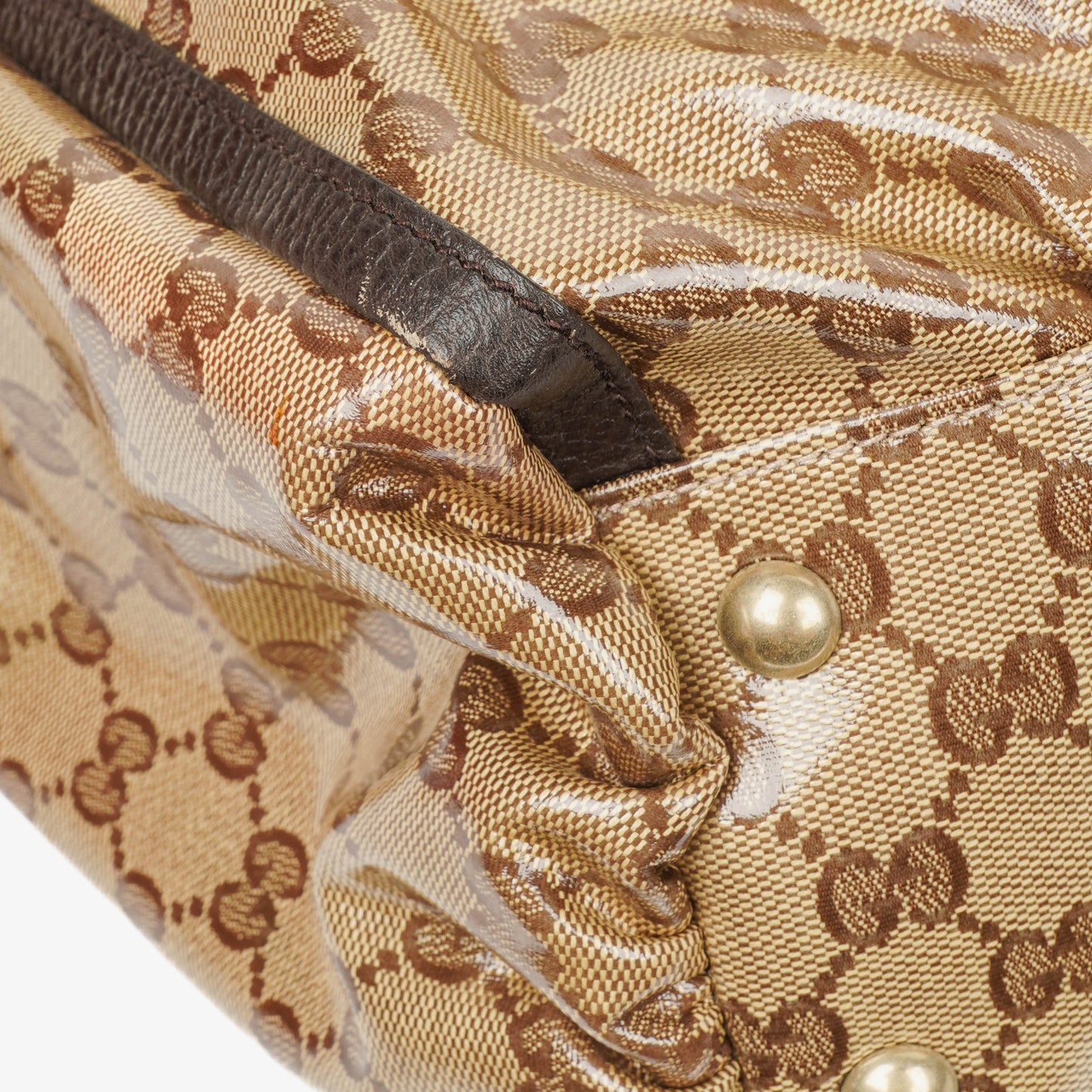 Gucci GG Crystal Coated Canvas D Ring Tote Bag