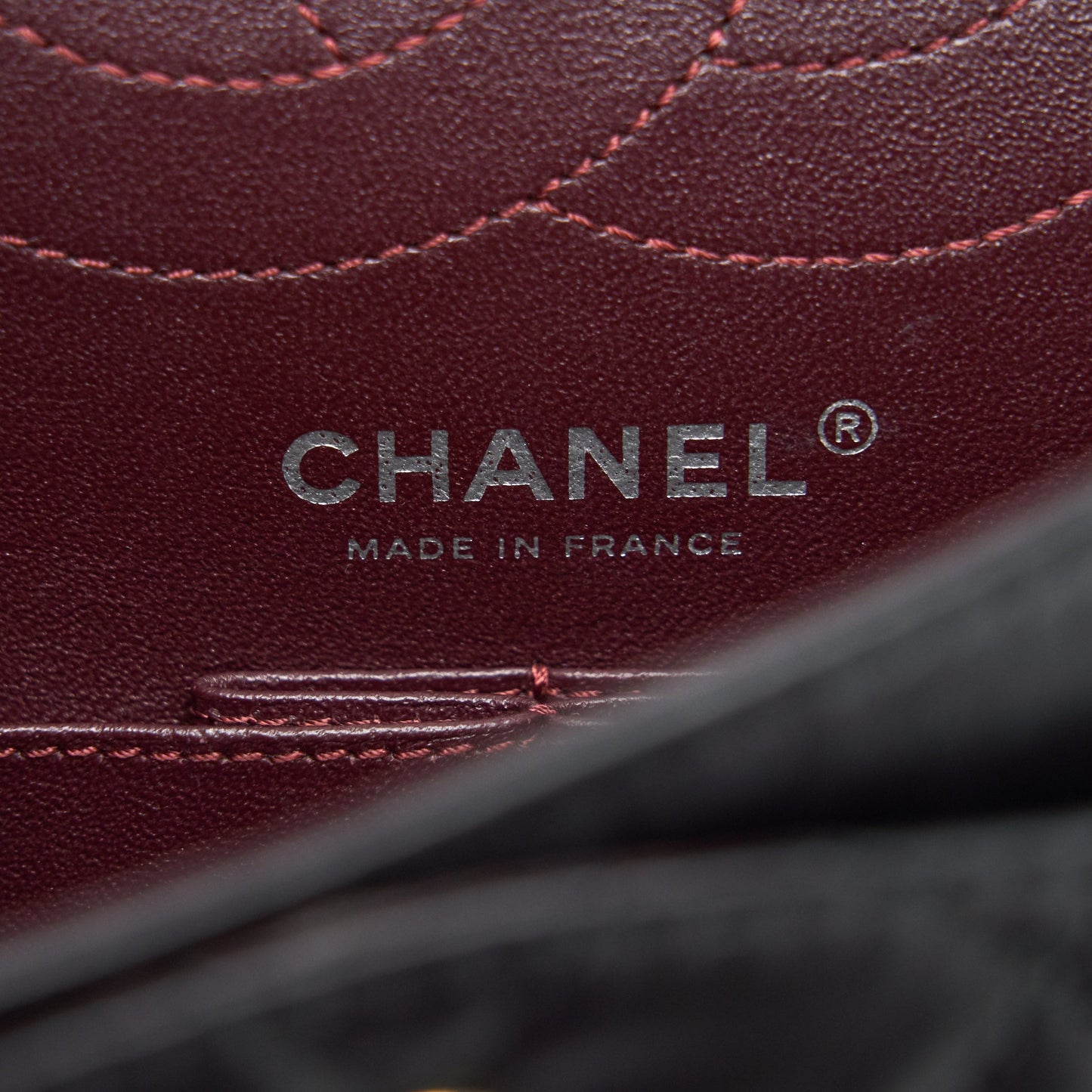 Chanel Reissue 2.55 double flap Bag Calfskin black