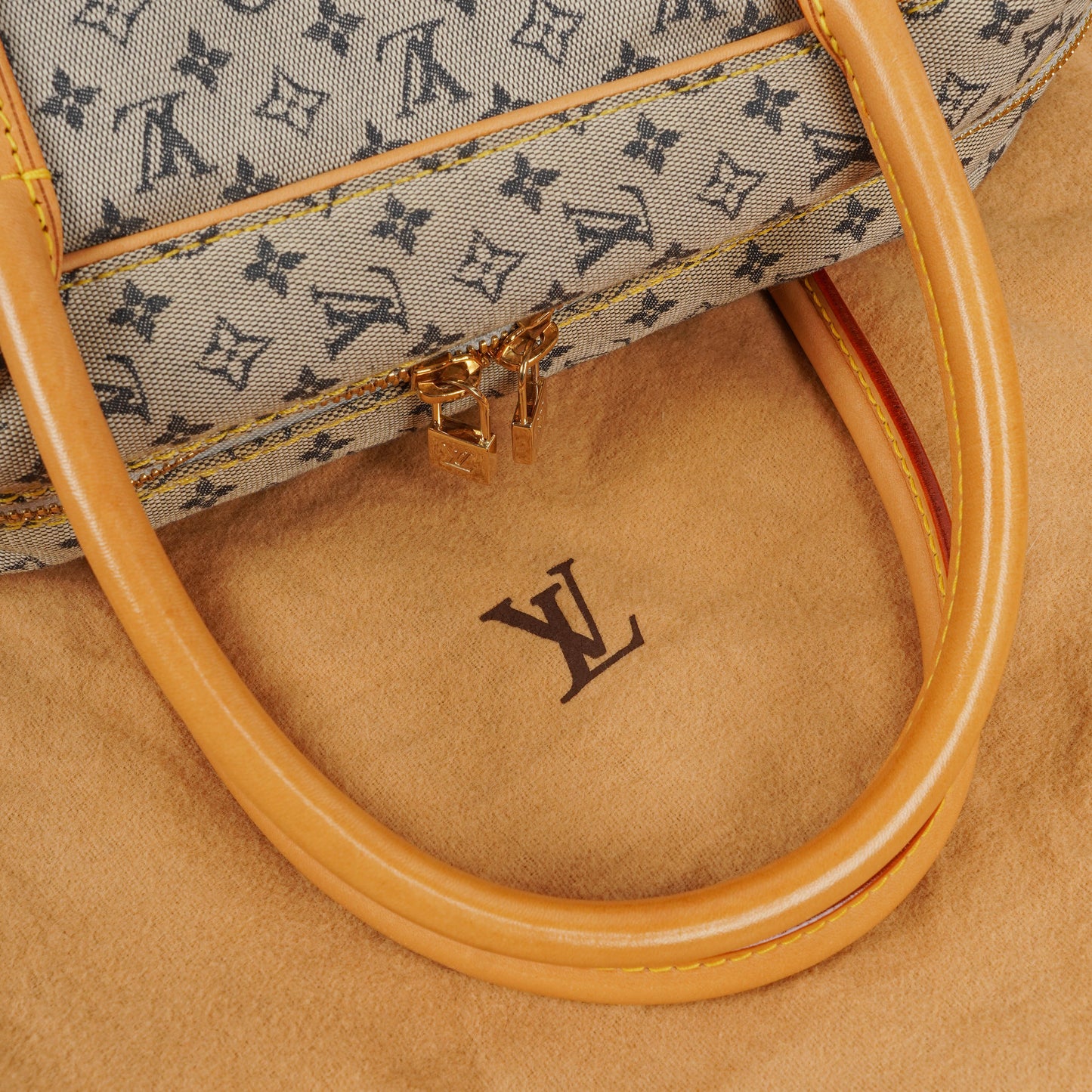 Louis Vuitton Tompkins Navy Monogram Mini Lin Bag