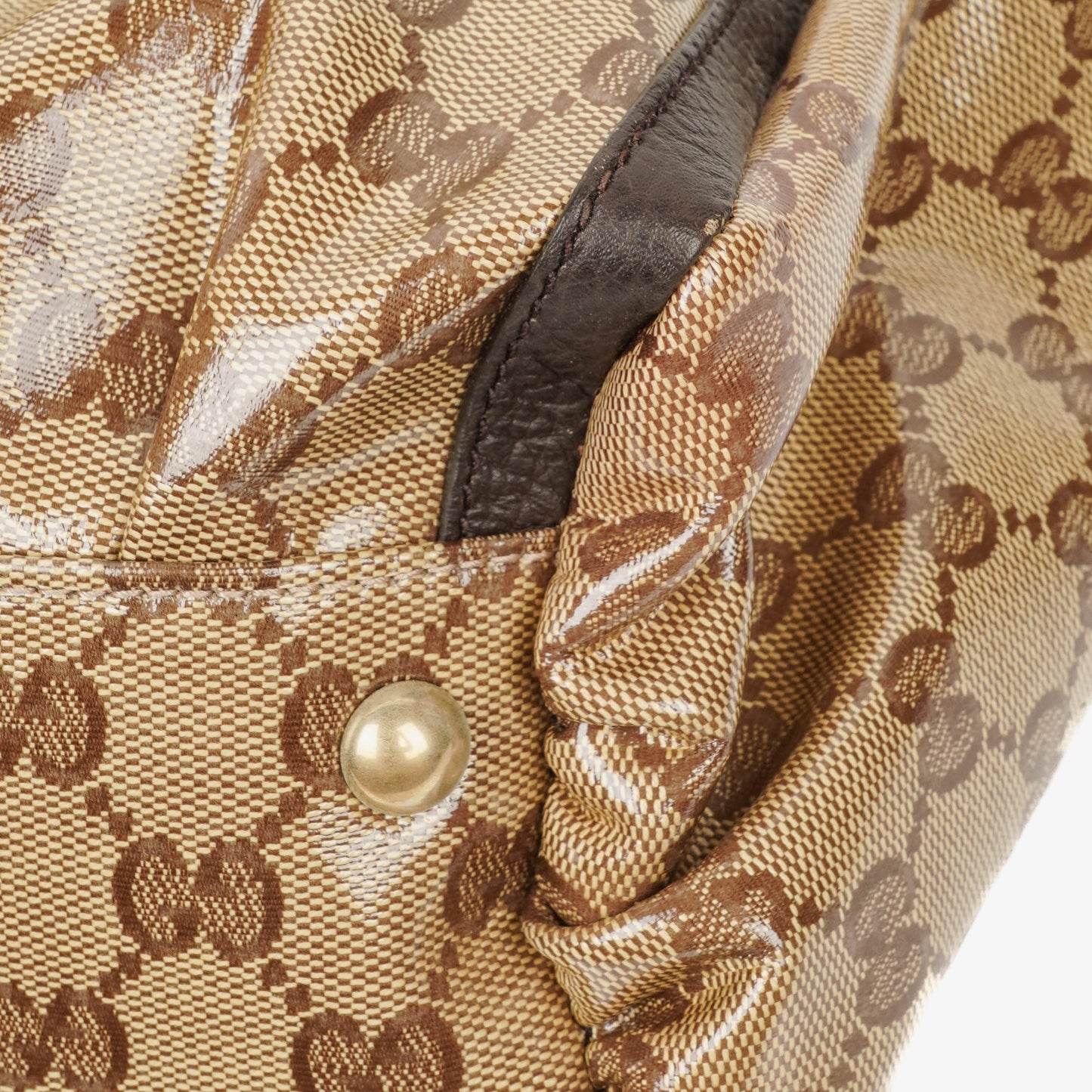 Gucci GG Crystal Coated Canvas D Ring Tote Bag