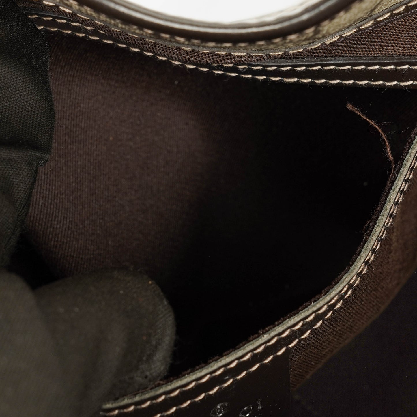 Gucci Supreme GG Canvas Bardot Joy Shoulder Bag