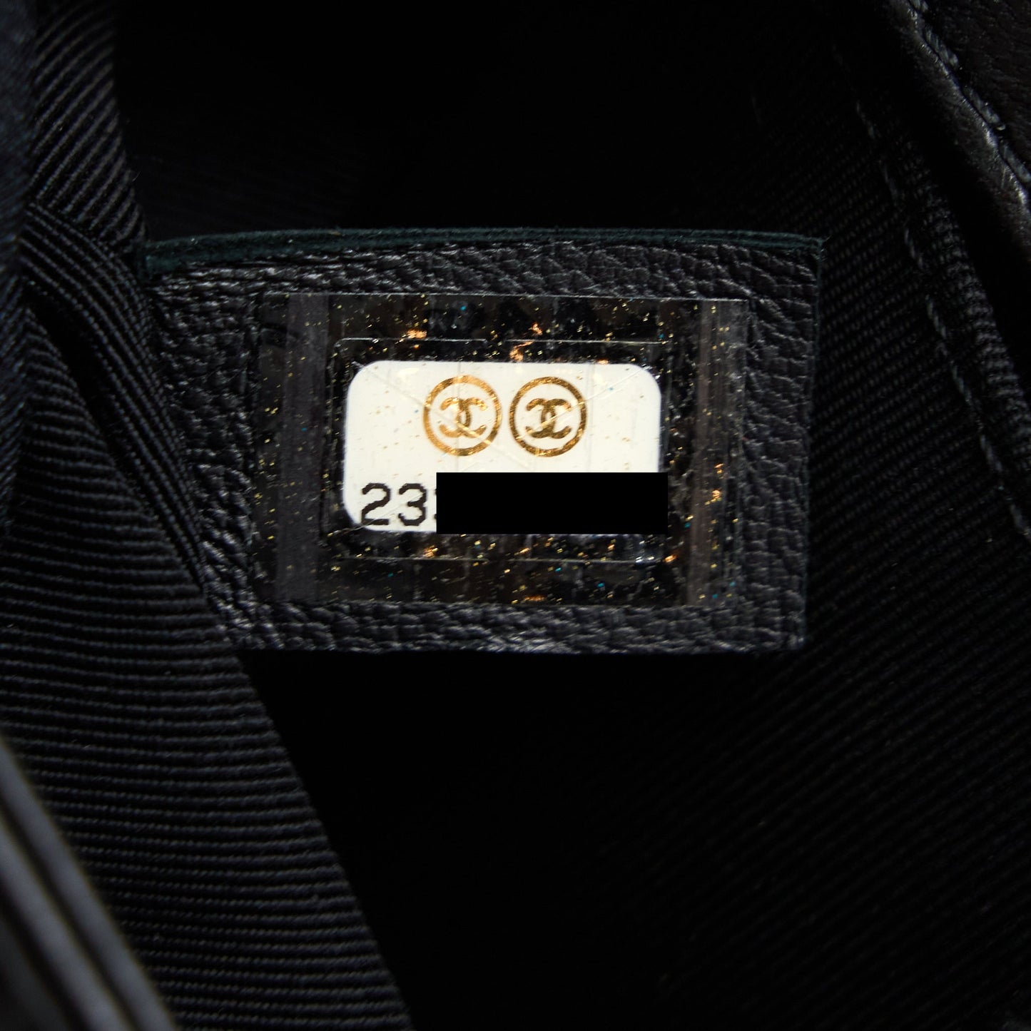 Chanel Small Jacket Boy Bag Lambskin/Tweed Black