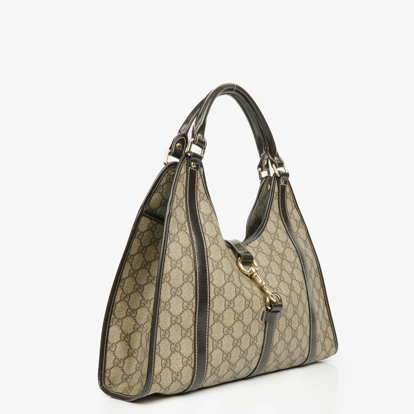 Gucci Supreme GG Canvas Bardot Joy Shoulder Bag