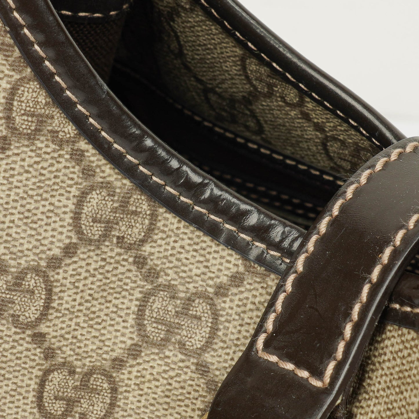 Gucci Supreme GG Canvas Bardot Joy Shoulder Bag