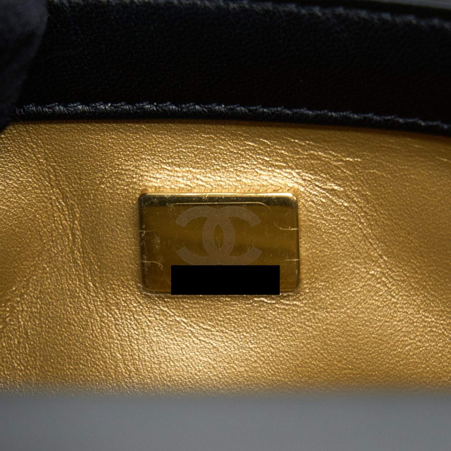 Chanel Pearl Crush Mini Rectangular Lambskin Black With  (Microchip)