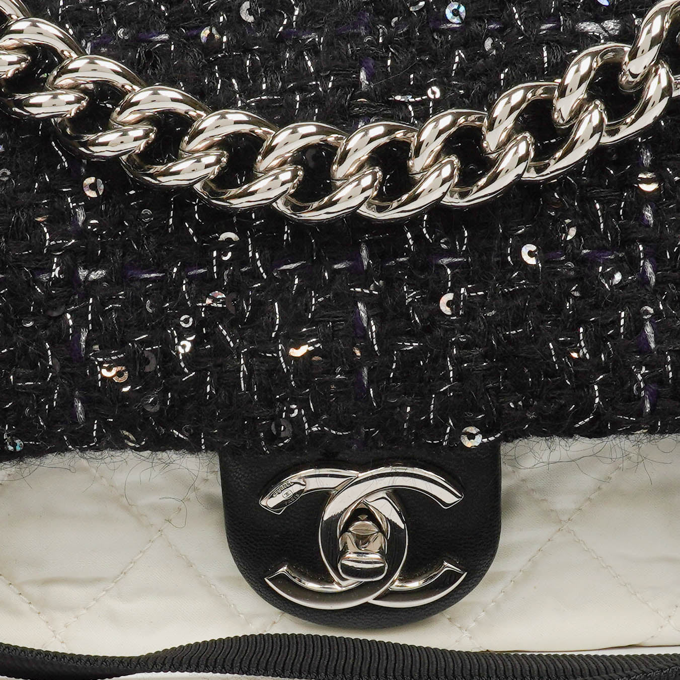 Chanel Multicolour Astronaut Essentials Nylon/Tweed Flap Bag