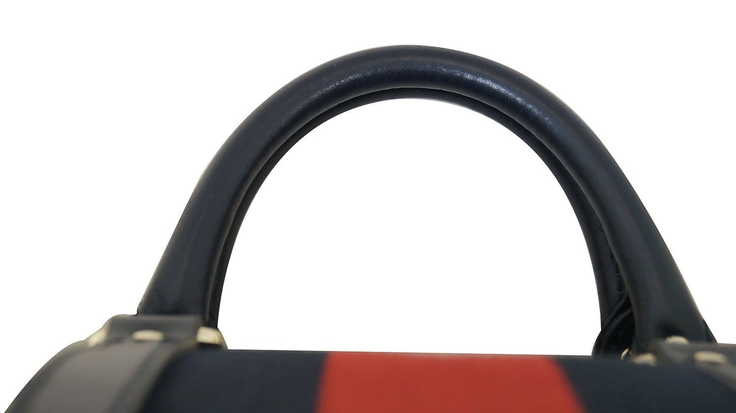 GUCCI   Web Medium Original GG Boston Bag with Signature Web