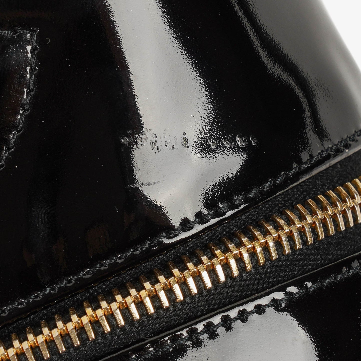 Chanel Black Patent Leather Vanity Case
