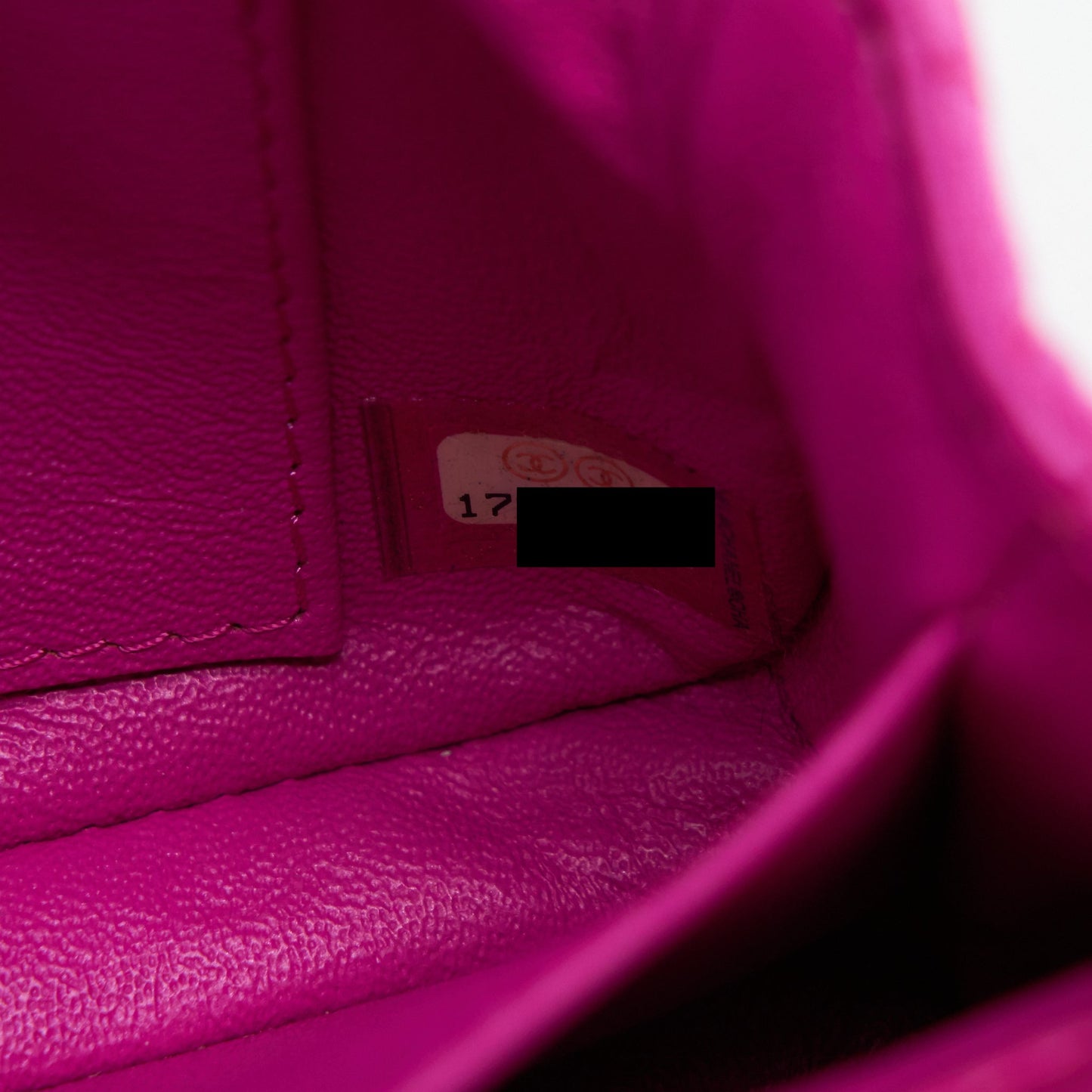 Chanel extra mini Rectangular flap Bag Silk Pink