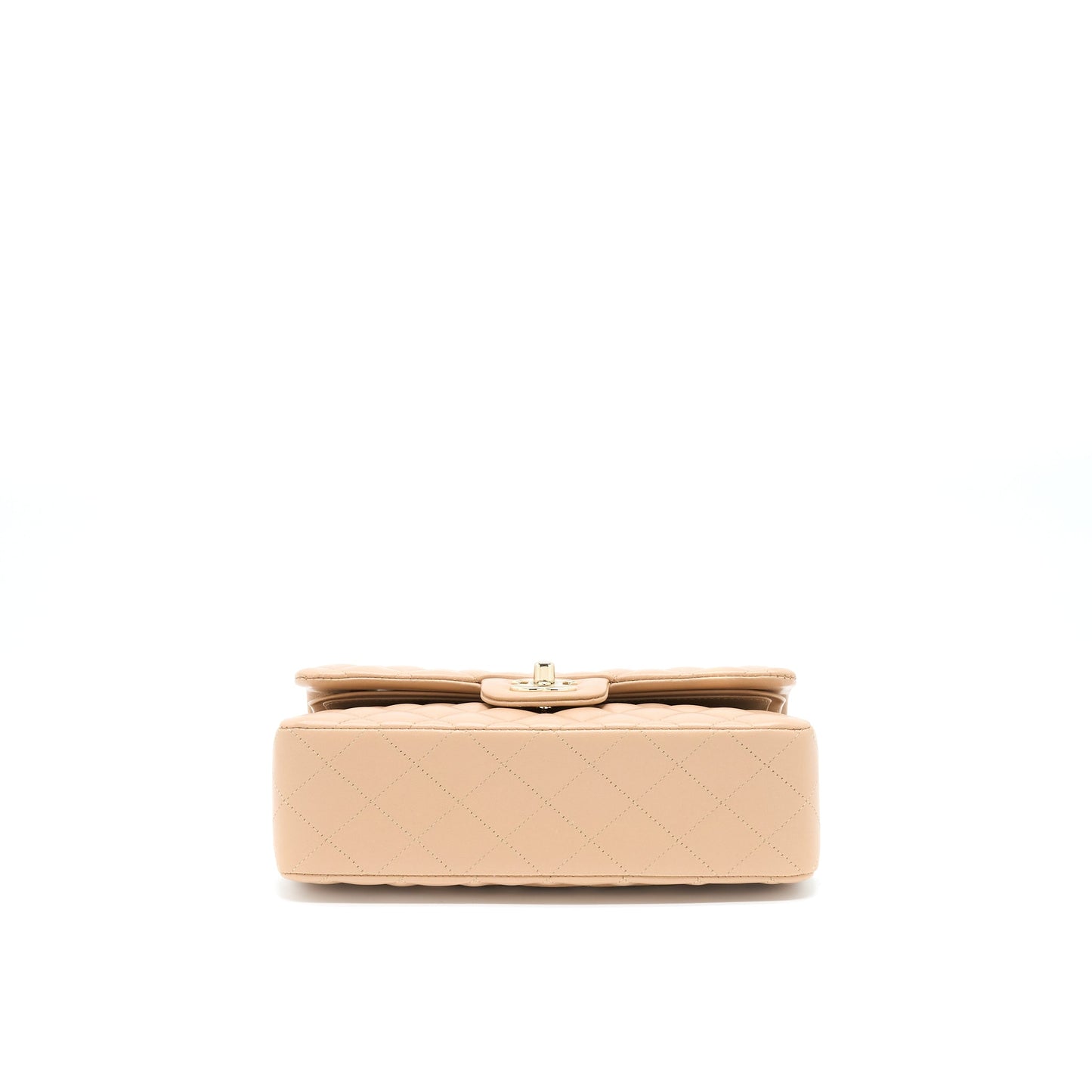 Chanel 22B Small Classic Flap Bag Lambskin Beige L