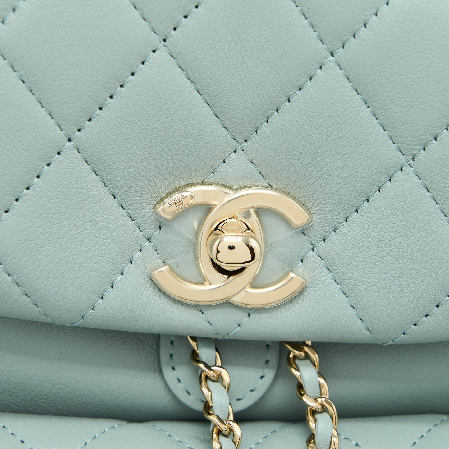 Chanel 23C Duma Mini Backpack Calfskin Light Grey L (Microchip)