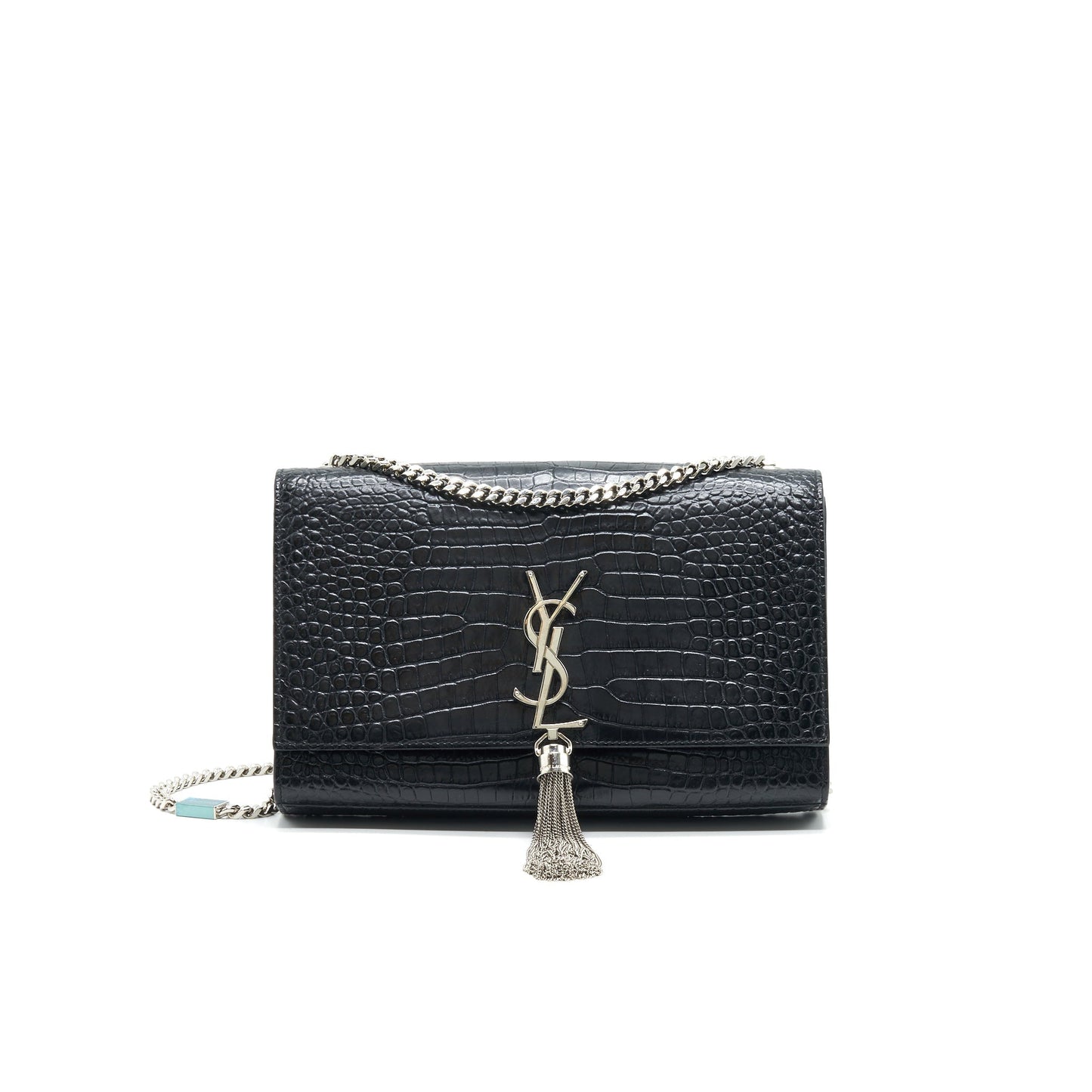 SAINT LAURENT / MEDIUM CHAIN Purse TASSEL BLACK