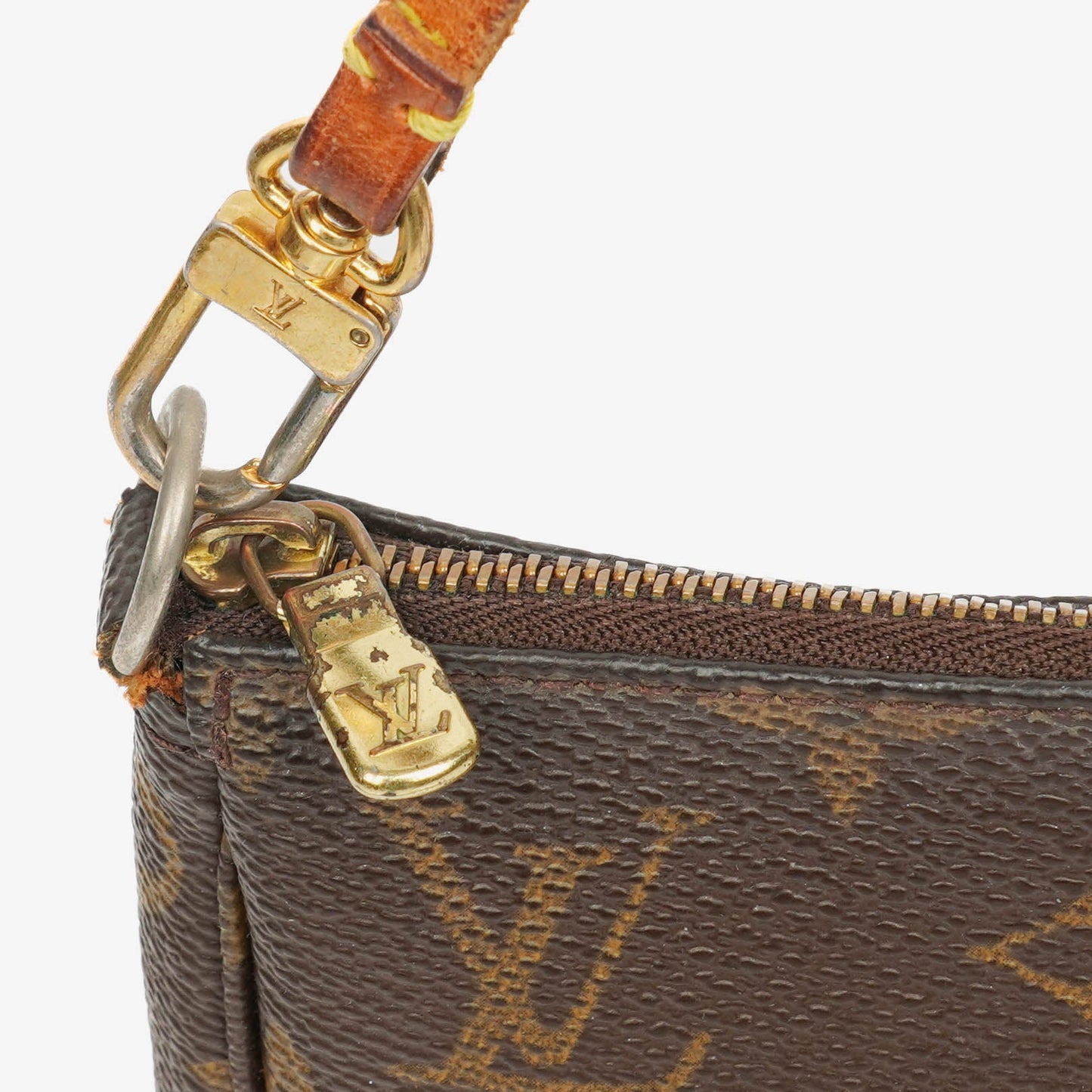 Louis Vuitton Pochette Accessoires Monogram Canvas Clutch Handbag