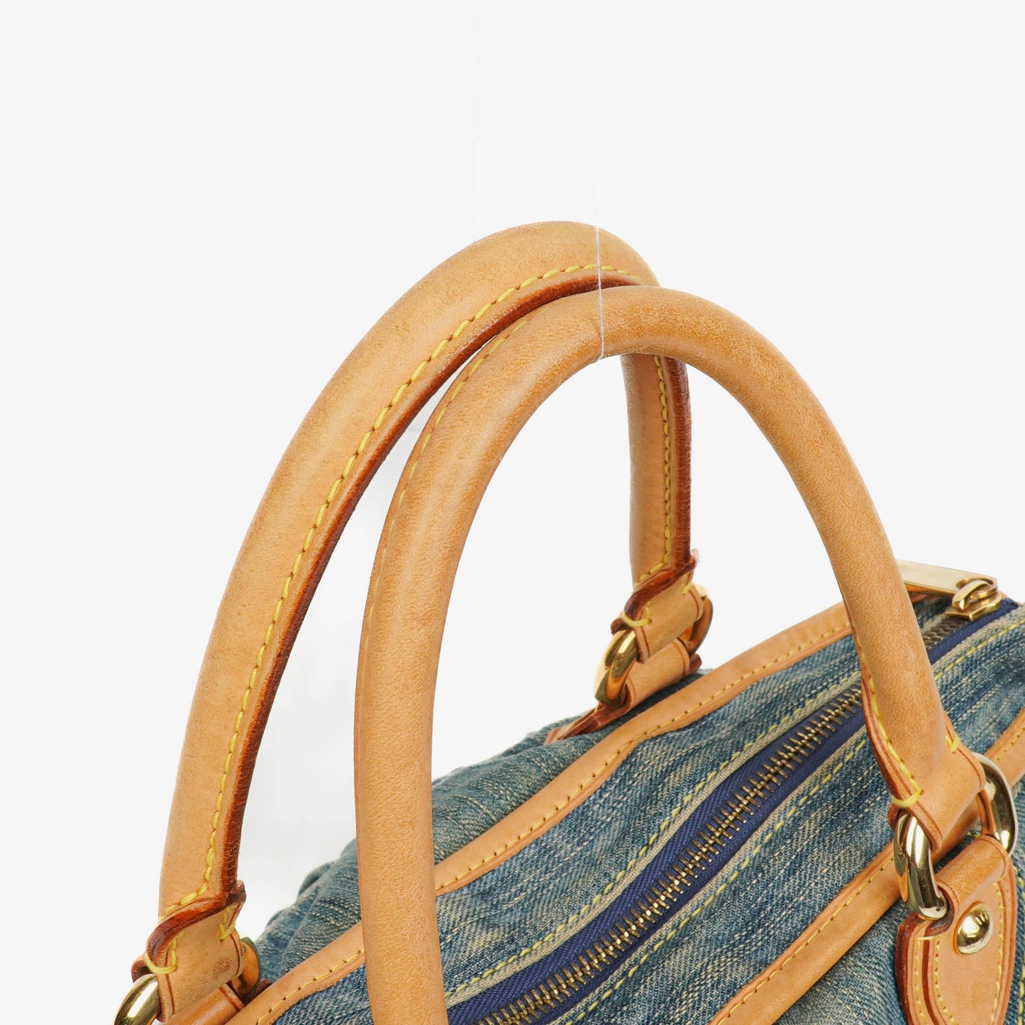 Louis Vuitton Neo Cabby MM Monogram Blue Denim Bag