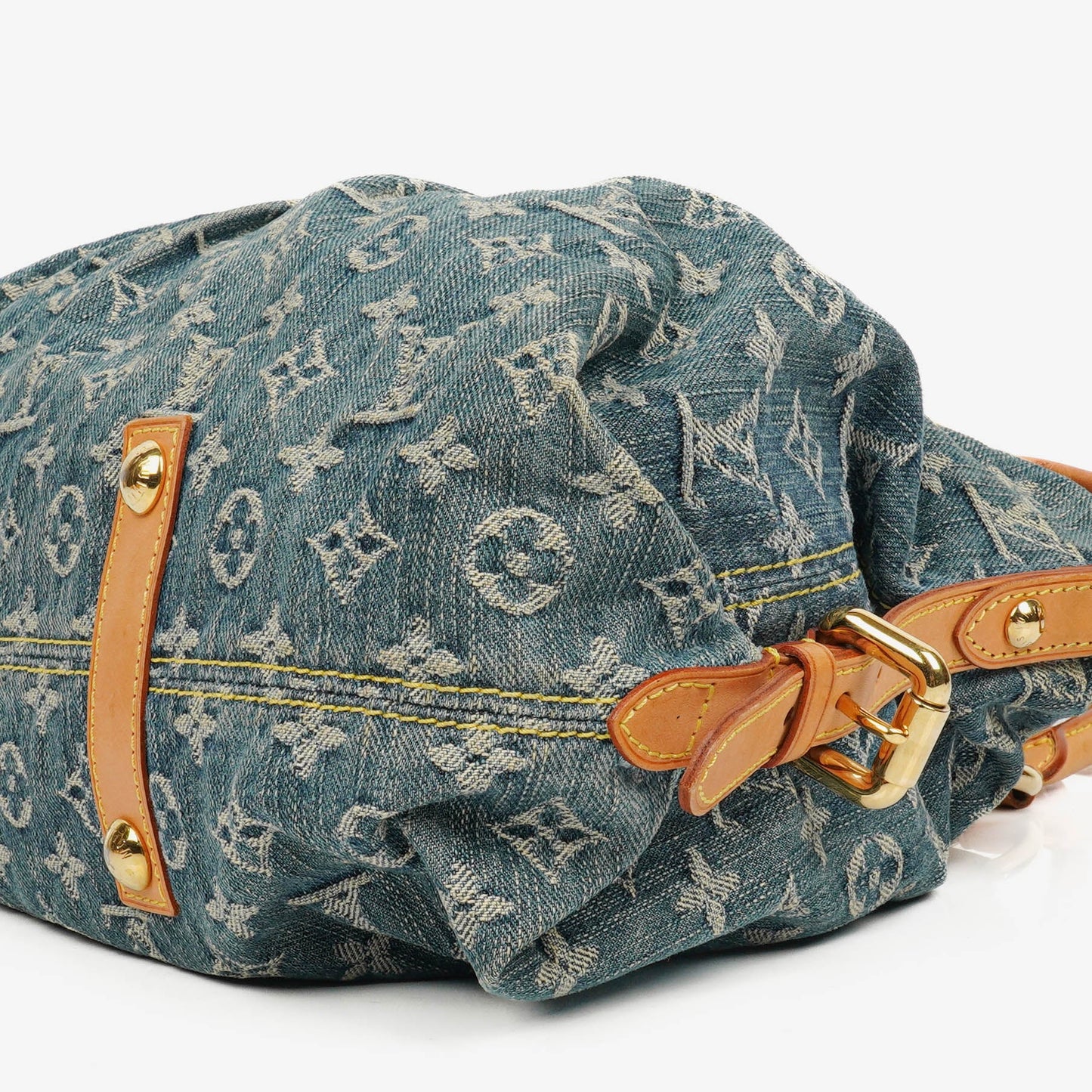 Louis Vuitton Neo Cabby MM Monogram Blue Denim Bag