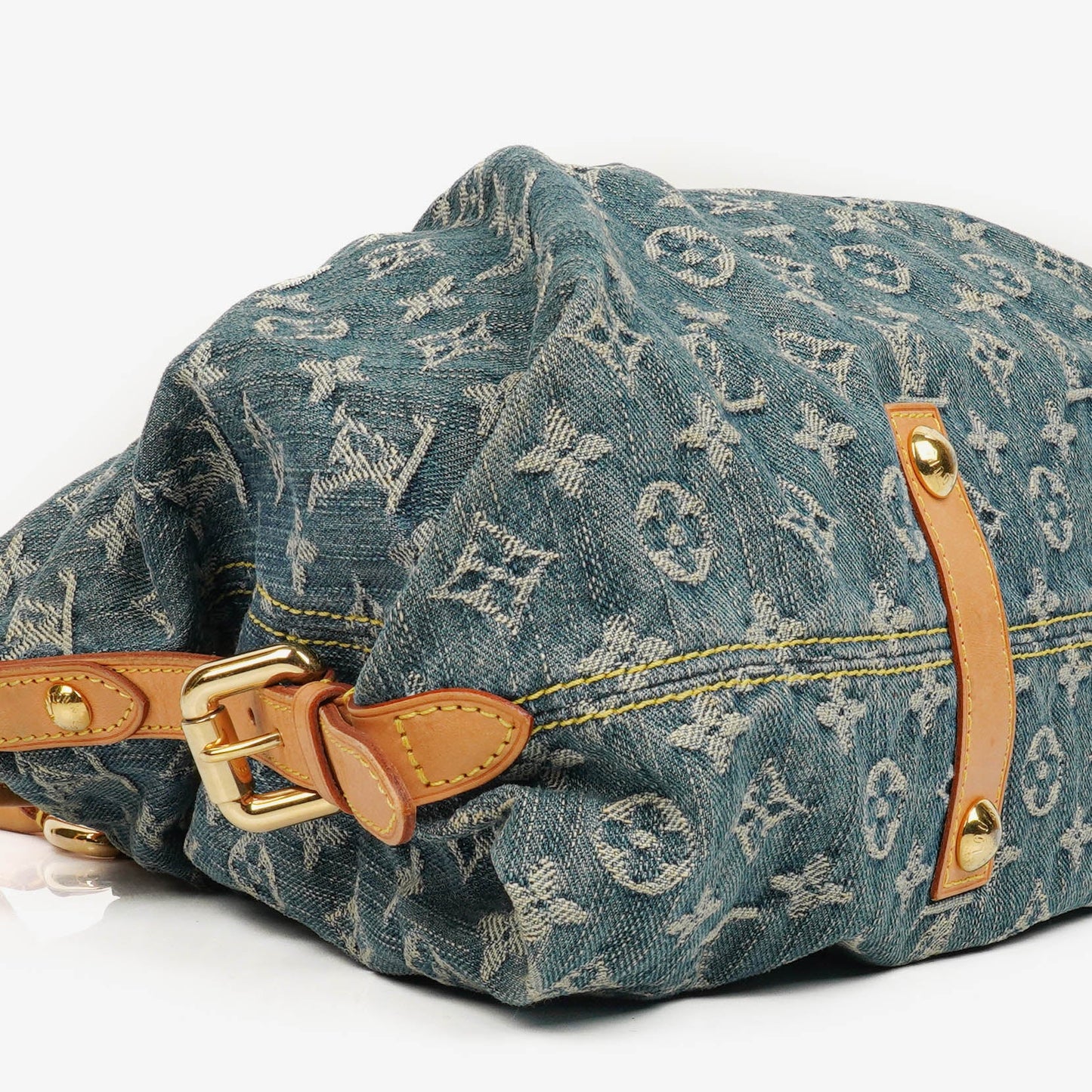 Louis Vuitton Neo Cabby MM Monogram Blue Denim Bag