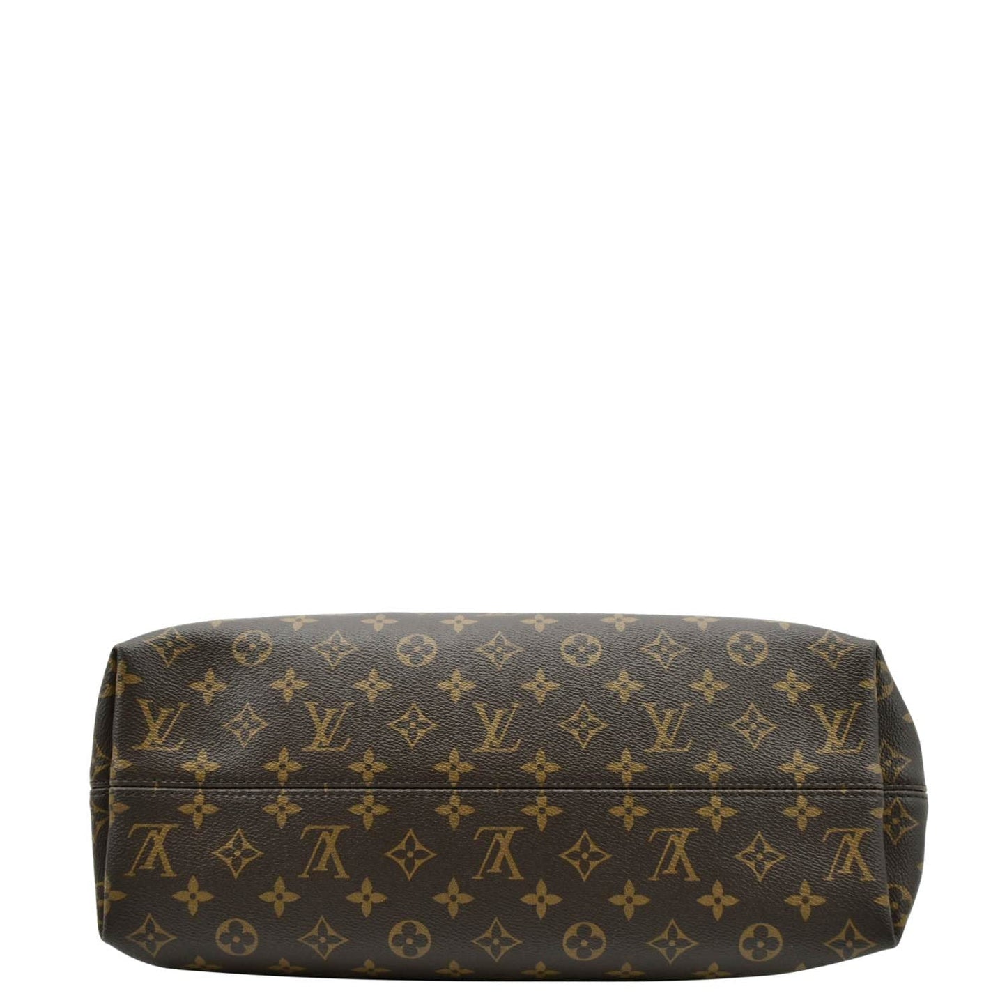 LOUIS VUITTON Graceful MM Monogram Canvas Hobo Shoulder Bag Brown