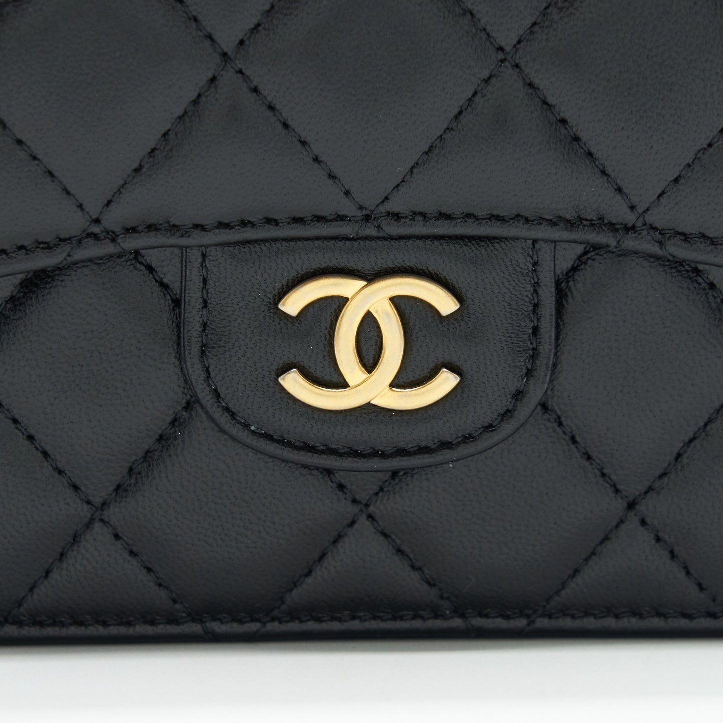 Chanel 2021 flap Coin Purse with Chain black