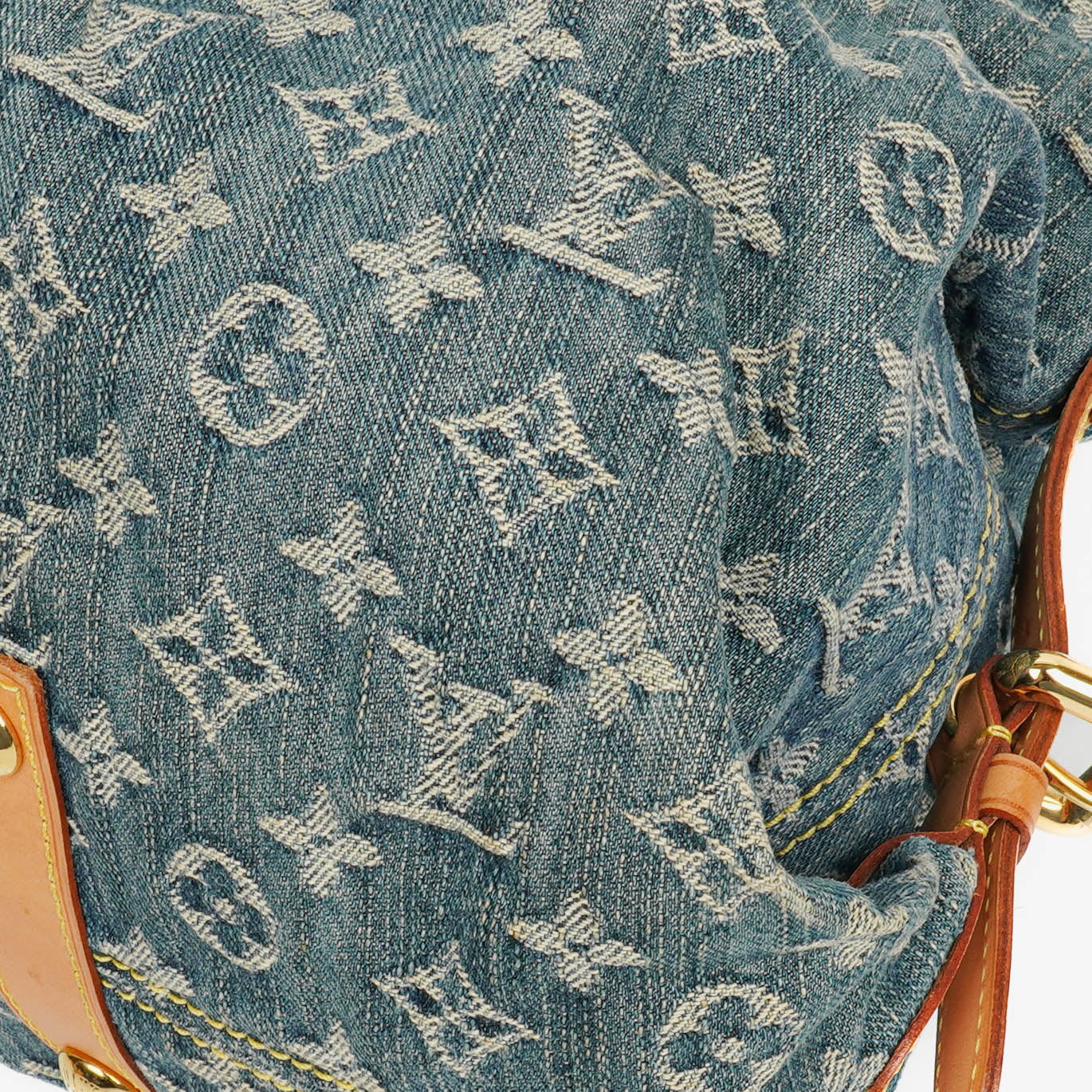 Louis Vuitton Neo Cabby MM Monogram Blue Denim Bag