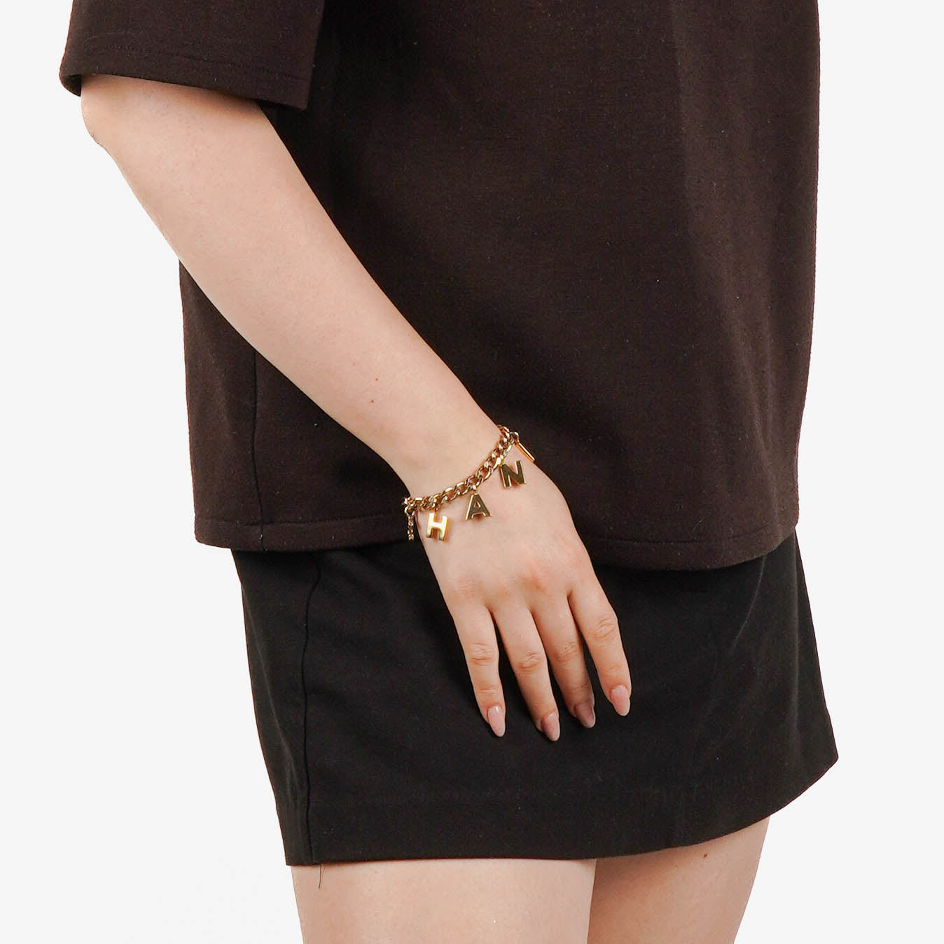Chanel Letter-Charm Bracelet