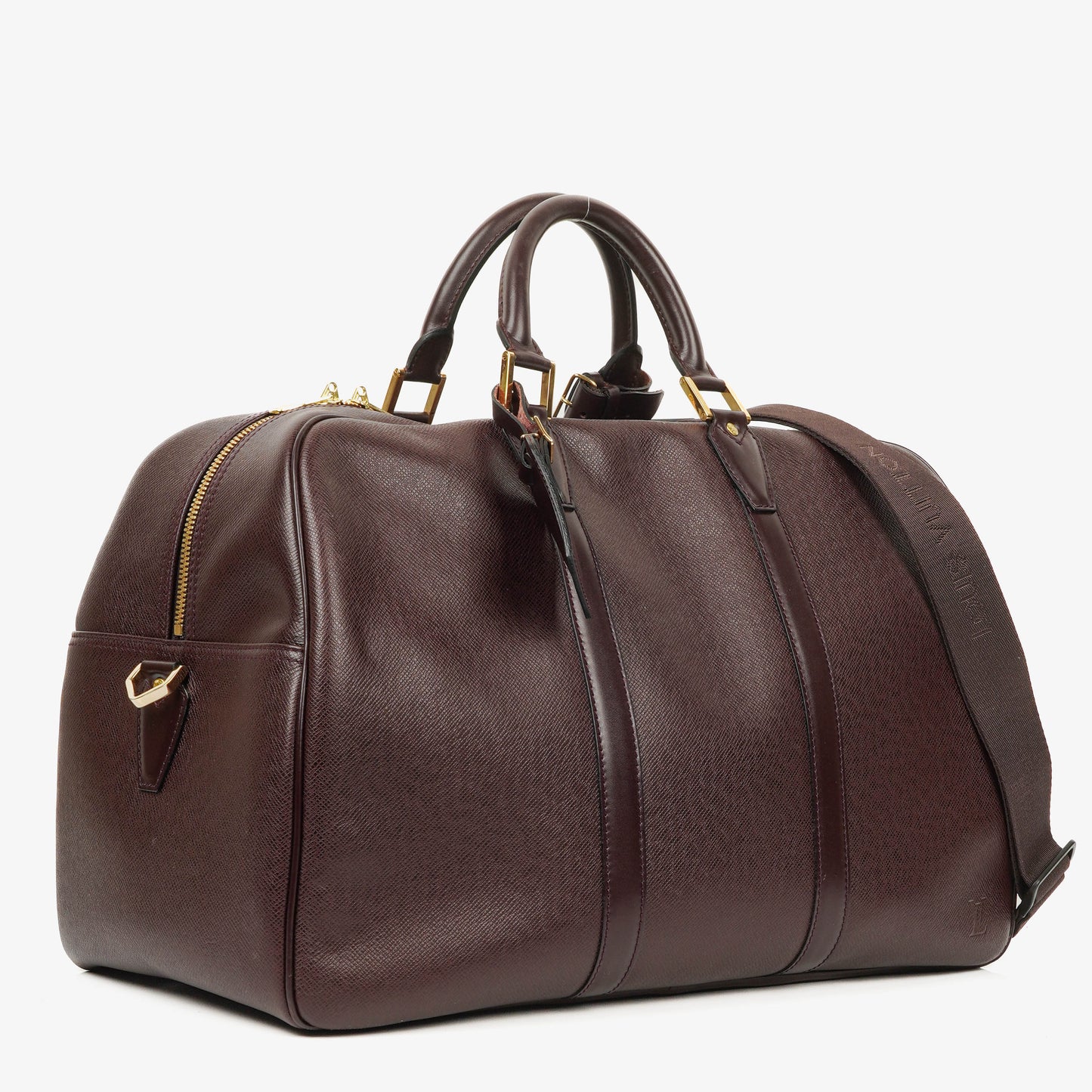 Louis Vuitton Kendall Burgundy Taiga Leather Bag