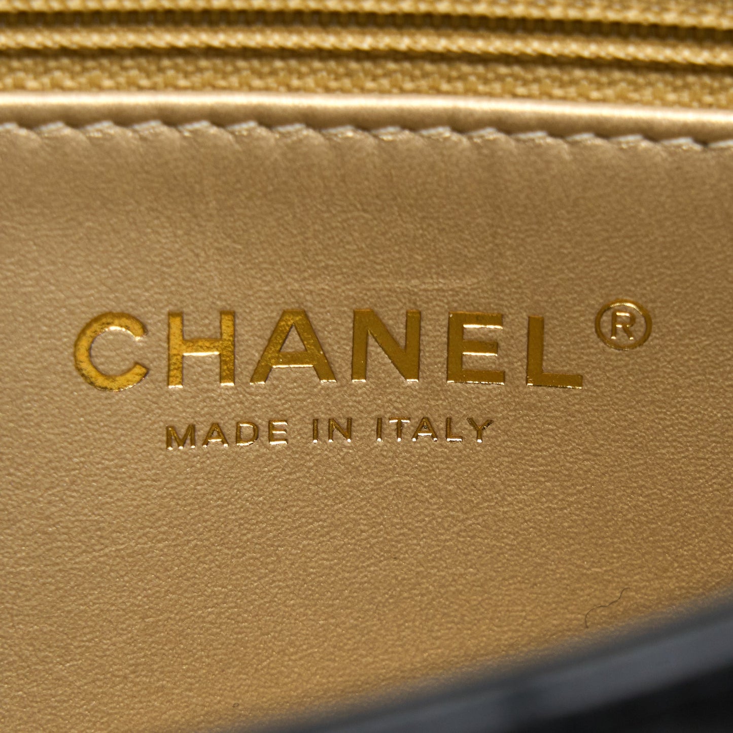 Chanel 22S Letter/Crystal Handle Flap Bag Lambskin Black Brushed (Microchip)