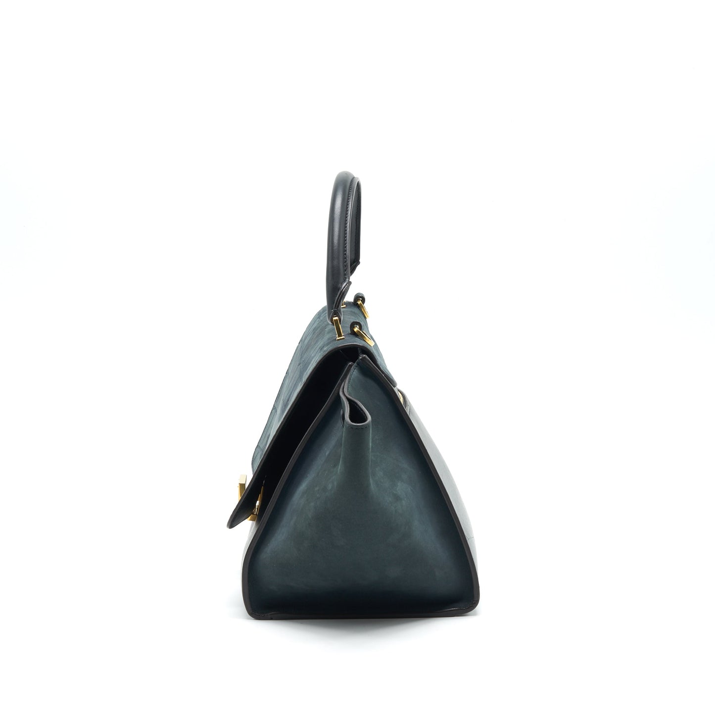 Celine Trapeze Purse Deep Grey / Black