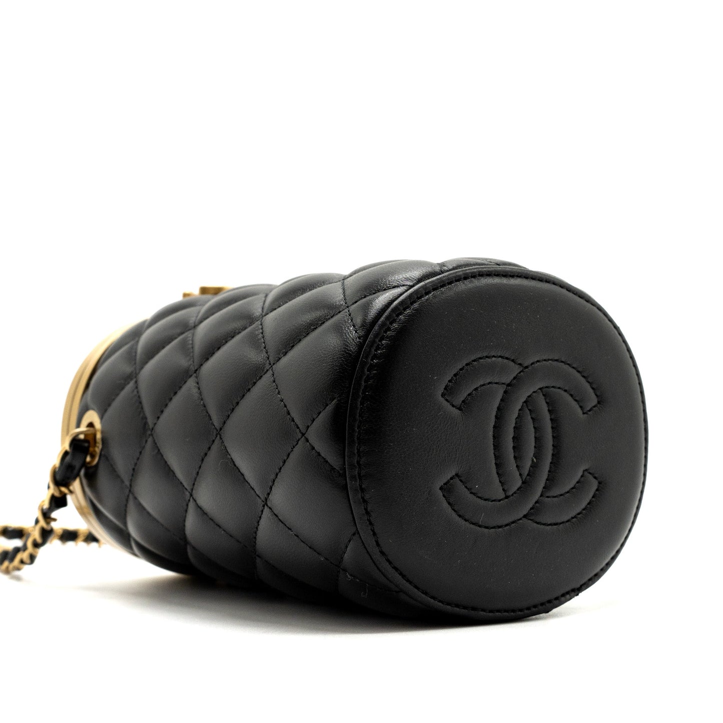 Chanel 21A Vanity With Chain Lambskin Black  (Microchip)