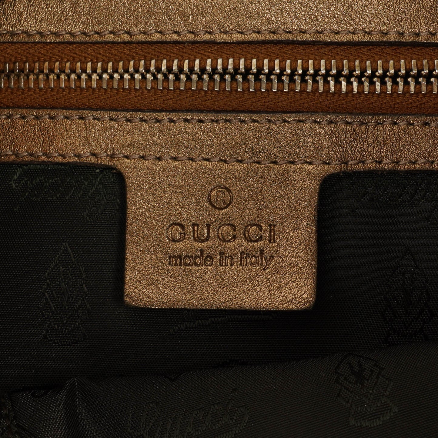 Gucci Monogram Crystal Indy Top Handle Bag