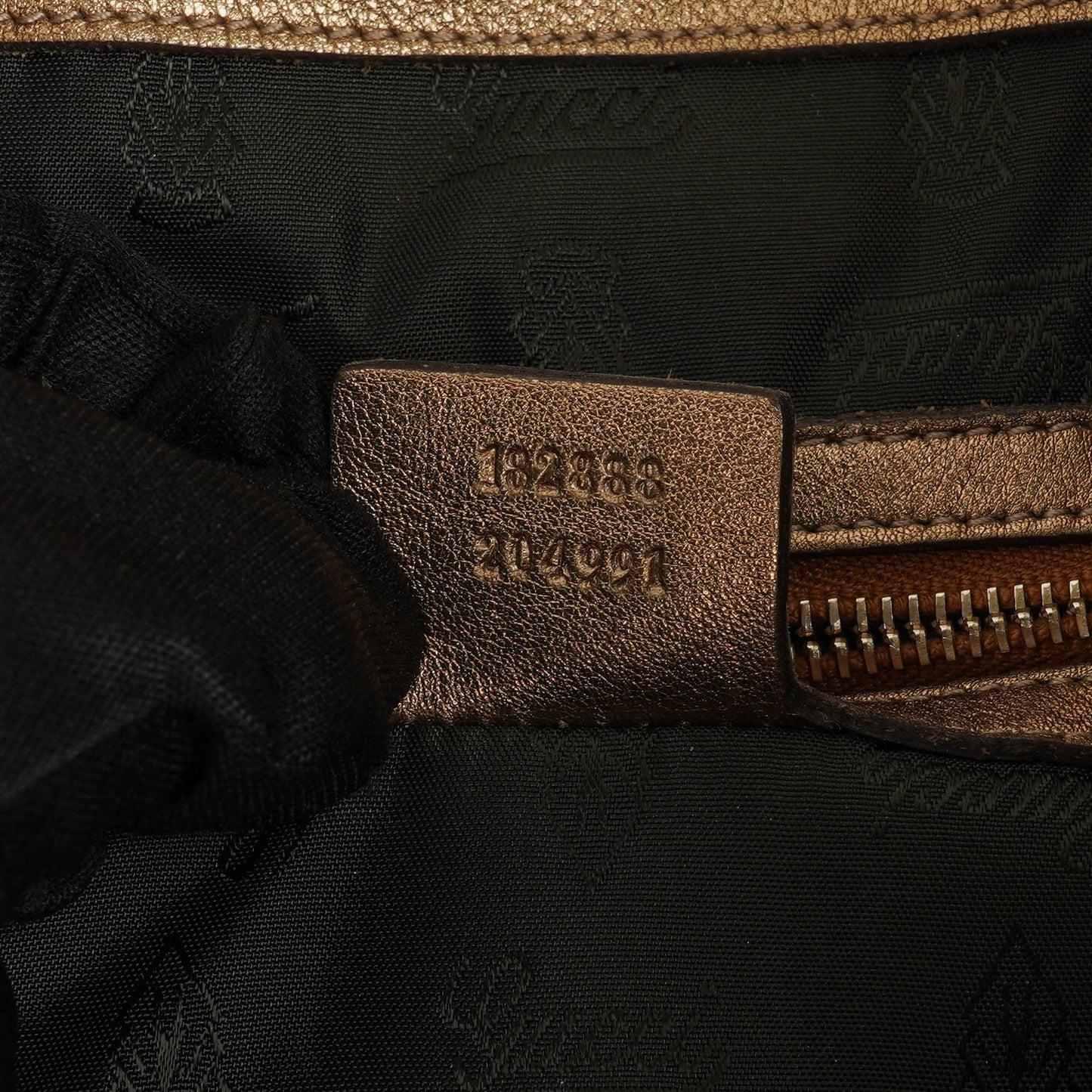 Gucci Monogram Crystal Indy Top Handle Bag