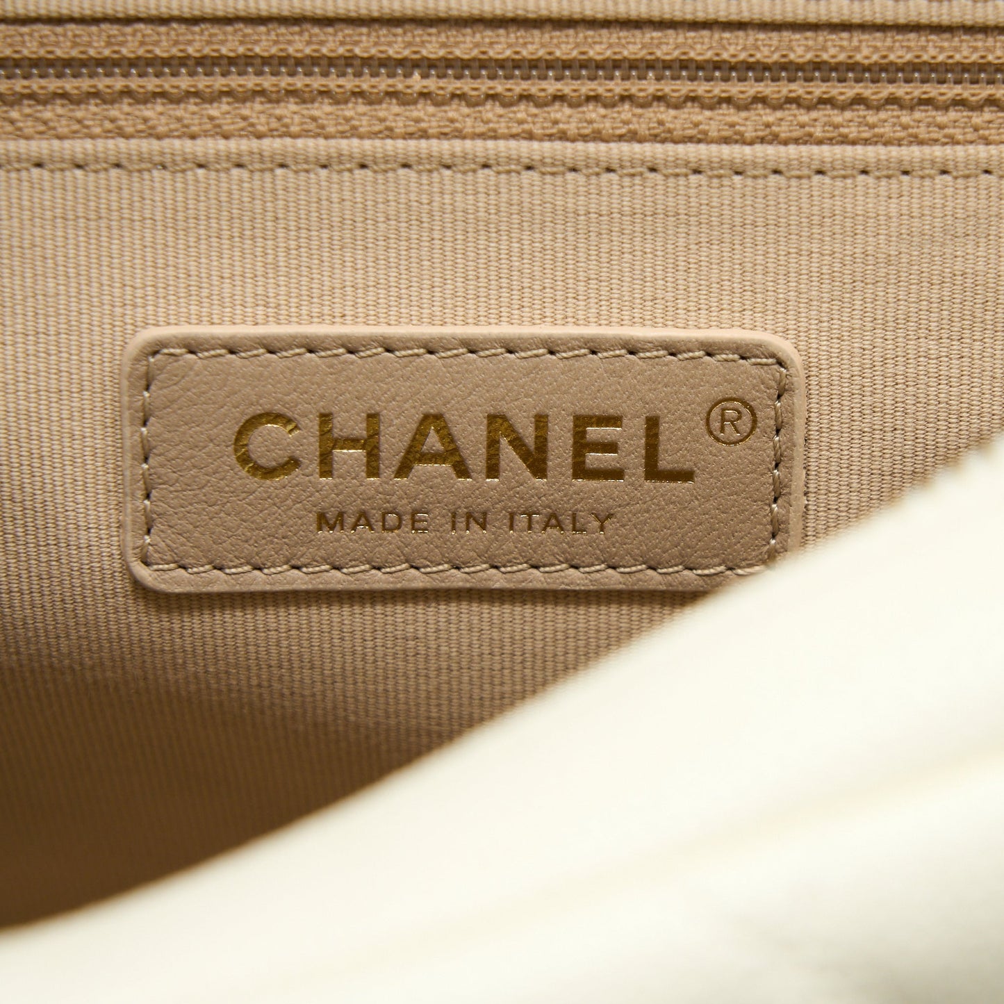 Chanel 22P Flap Backpack Caviar White Brushed  (Microchip)