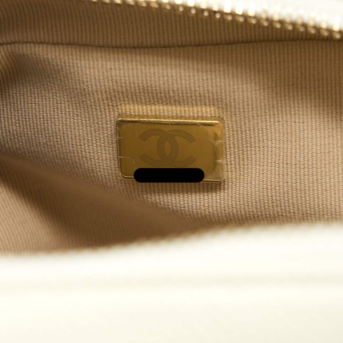 Chanel 22P Flap Backpack Caviar White Brushed  (Microchip)