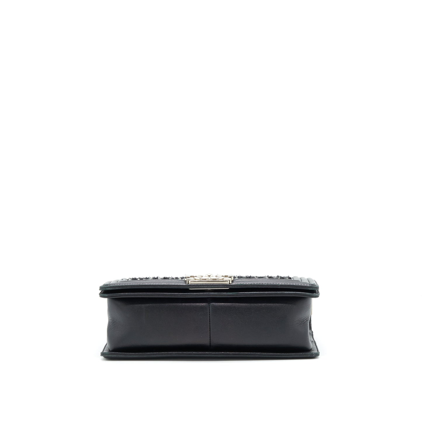 Chanel Boy Medium Tweed/Lambskin Black