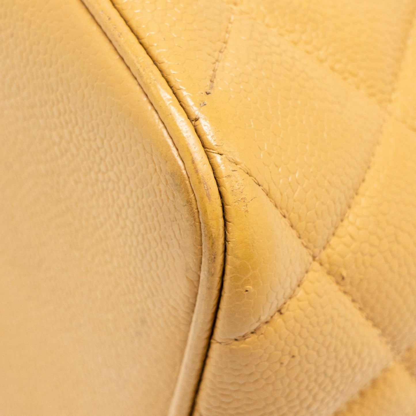 CHANEL  Medallion Tote Bag Caviar Beige
