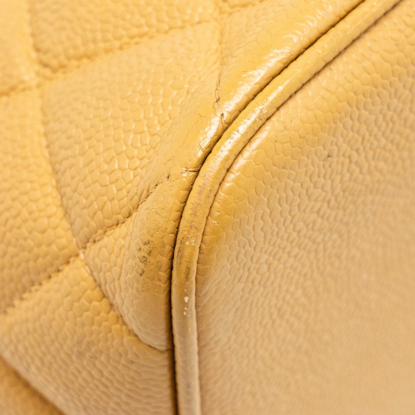 CHANEL  Medallion Tote Bag Caviar Beige