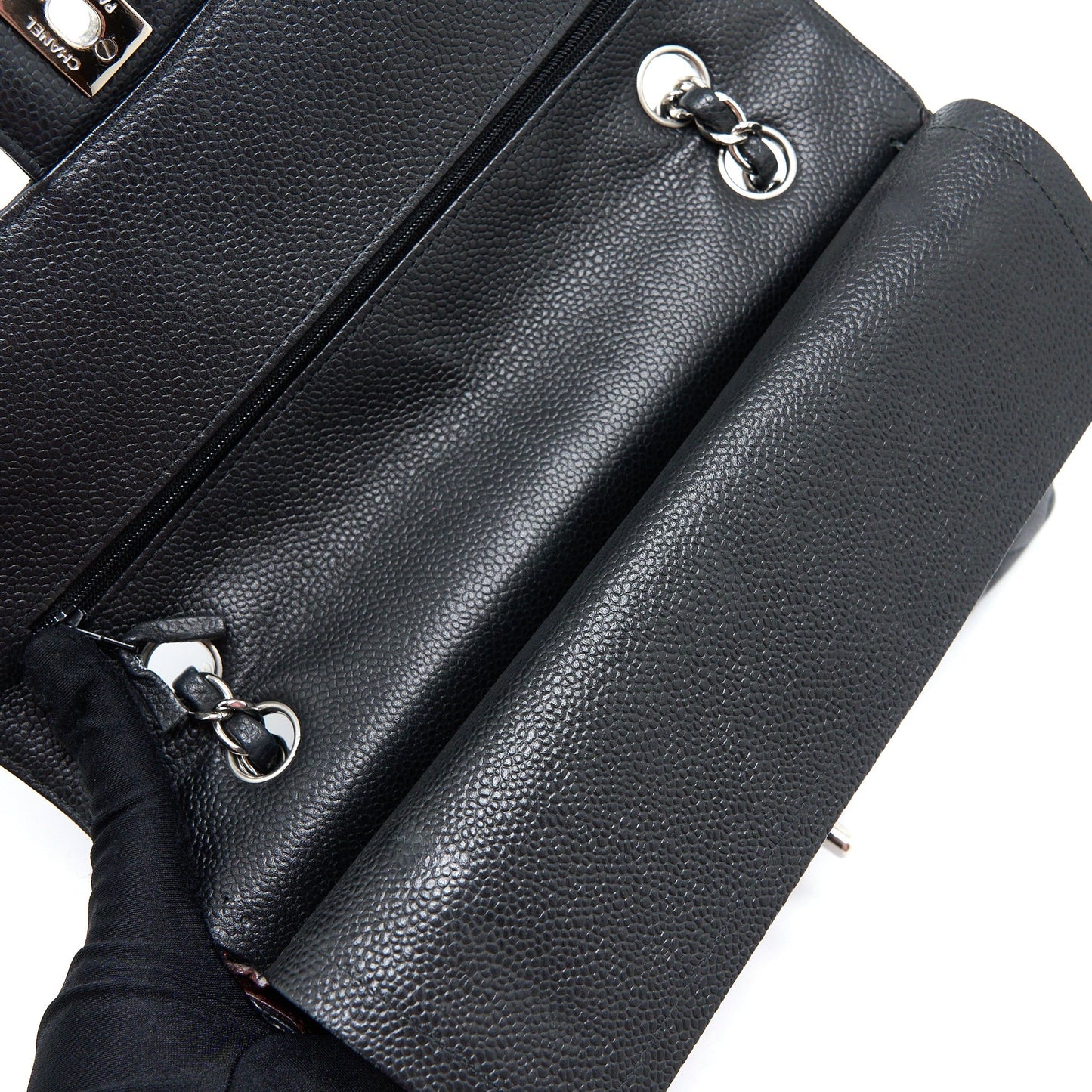 Chanel Medium Classic Flap Bag Caviar Black