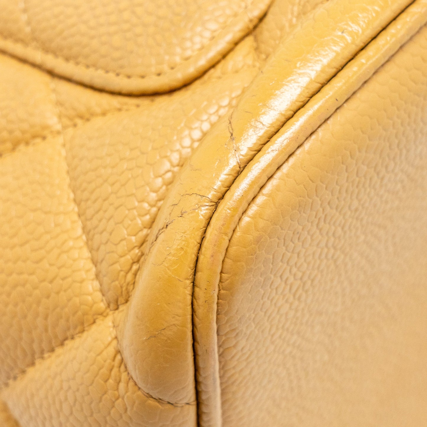 CHANEL  Medallion Tote Bag Caviar Beige