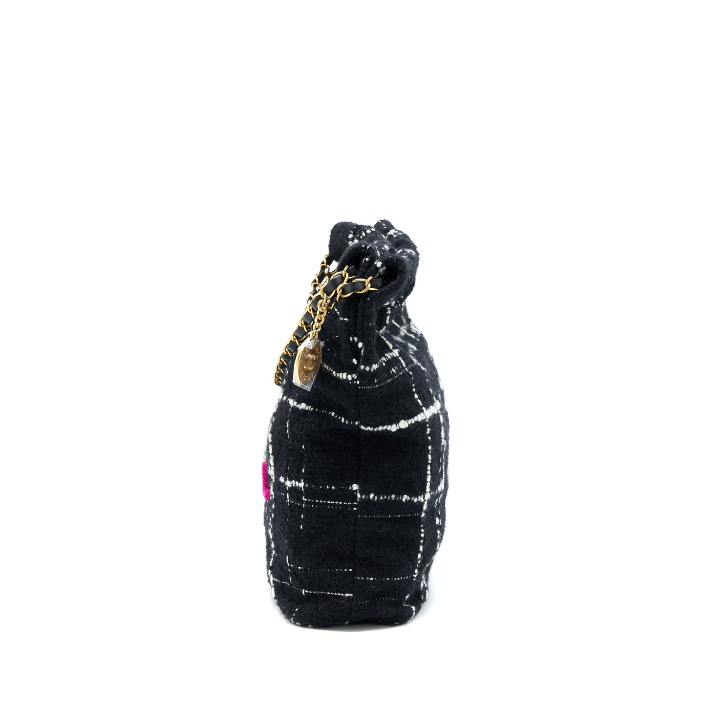 Chanel Medium 22 Bag Tweed Multicolour (Microchip)