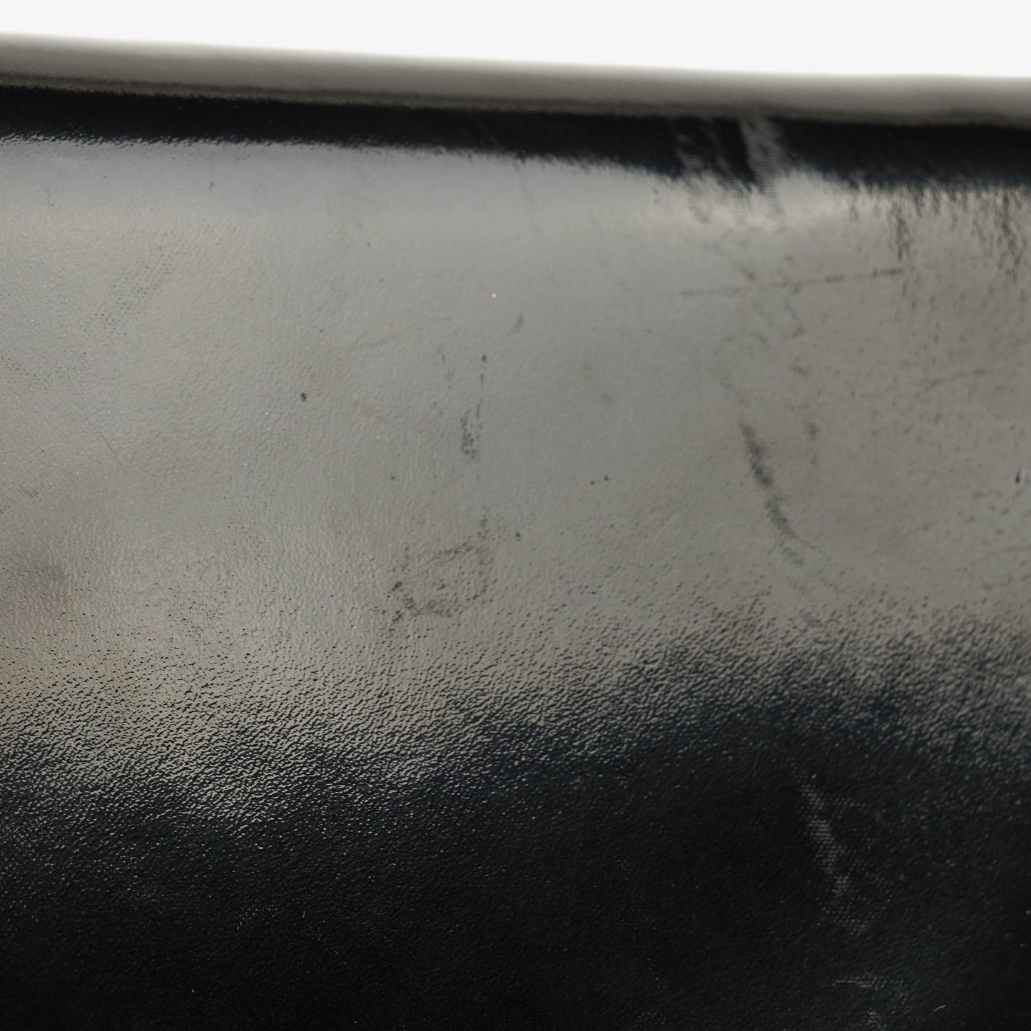 Chanel Black Patent Leather Full Flap Bag
