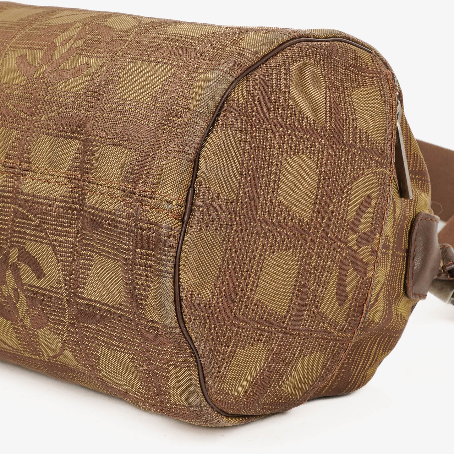 Chanel Beige New Travel Line Nylon Bag