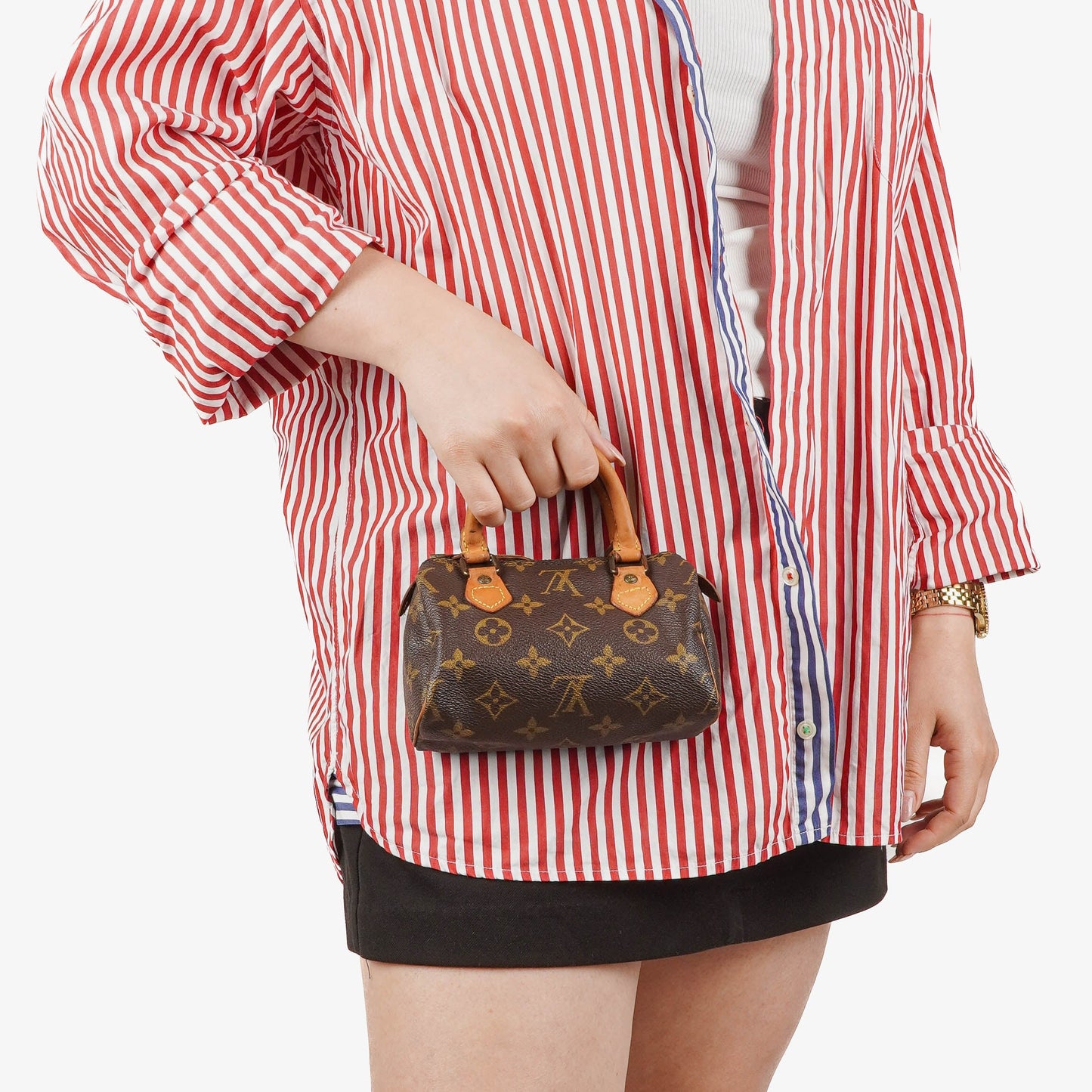 Louis Vuitton Nano  Monogram Canvas Mini Bag
